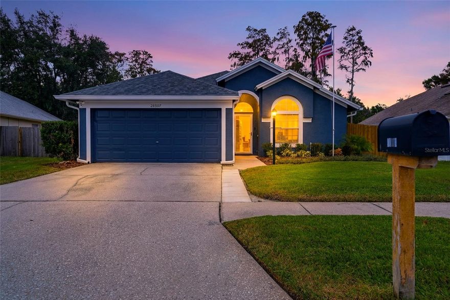 Stop scrolling and take a deep breath—you just found the peace of mind you have been looking for. In a market where "move-in ready" often comes with fine print, this 3-bedroom, 2-bath home in The Villages at Wesley Chapel is the real deal. We have handled the big scary stuff for you: this home features a new roof and brand-new plumbing. That means you can stop worrying about insurance inspections and start planning your first pool party. The home offers a comfortable 1,558 square feet of living space that feels open and practical for daily life. The split floor plan gives everyone their own corner of the world, while the central living areas bring the family together. But let’s be honest, you are living in Florida for the outdoors. Step back into your private, screen-enclosed pool area. It is the perfect spot for morning coffee or unwinding after a long week, all without battling the bugs. You also have a spacious 2-car garage for the cars (or let’s be real, the storage bins) and a yard that is manageable but big enough for the dog to run. You are minutes from the interstate, top-rated schools, and the shopping at Wiregrass, but tucked away enough to enjoy the quiet. Homes with these major updates do not sit long, even in this market. Come see why this is the smartest buy you will make this year.