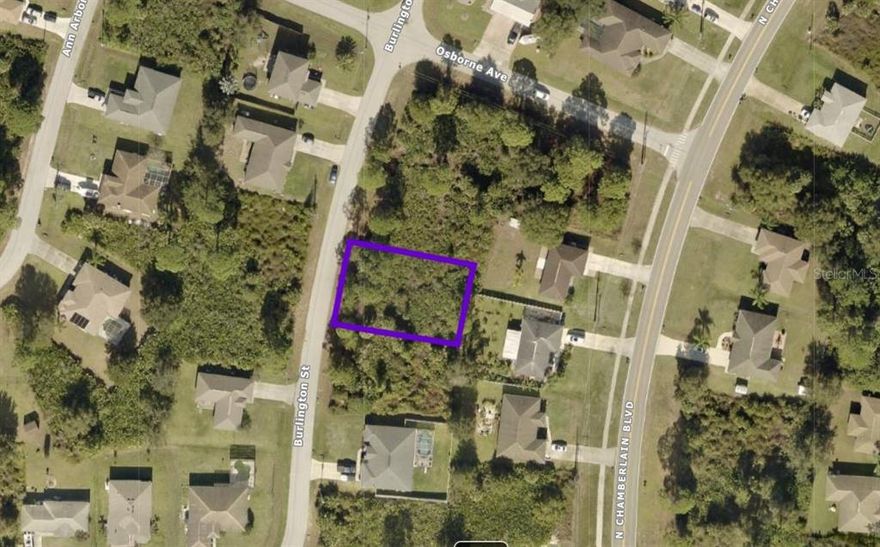Build your dream home or investment property in this wonderful North Port neighborhood. This lot is located in a central location close to schools, shopping, the Braves stadium, and the famous Warm Mineral Springs.  Adjacent lot listed, MLS #N6117065.