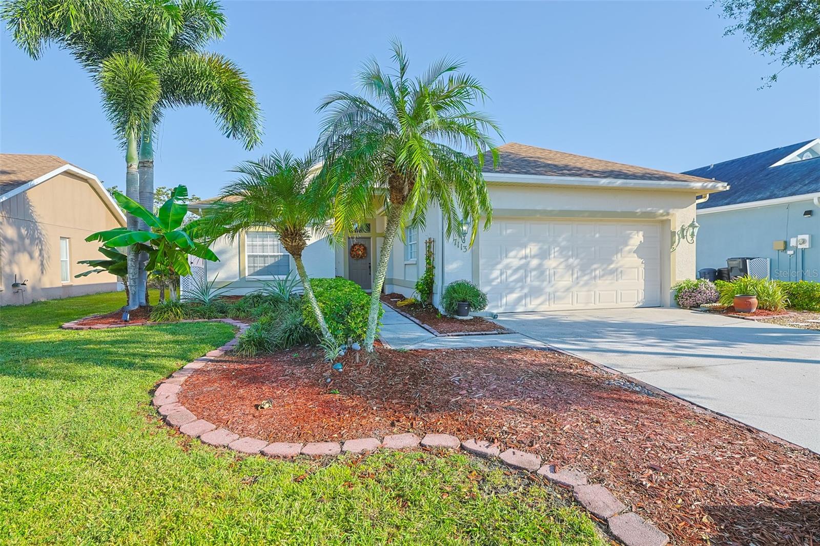 Amazing 3bedroom, Two Bath Pool home in Creeekwood! Welcome home to this light and bright home that has a huge pool and screened lania area large enogh for a king! Entertain all night long! Fresshly painted interior and spotless upgraded yard this home is move in ready. Comminuty also offers Tennis courts, community pool, Basket ball and is close to everything Lakewood Ranch has to offer, !0 minutews from UTC mall and 20 Minutes to your favorite beaches! New roof in November of 2024, New A/C  In September of 2020. This home is ready for YOU!  Come and enjoy this home with Very Low HOA fees, No Cdd this one can be yours! Make an appointment to see this today!