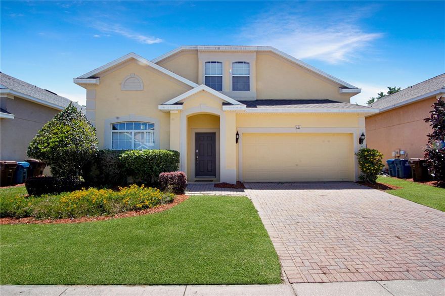 Welcome to this beautiful two-story home located in a gated community in Davenport, FL. Offering 5 bedrooms and 3.5 bathrooms, this spacious single-family residence provides plenty of room for comfortable living and everyday enjoyment.

Upon entering, you’ll find a welcoming dining and living room combination, ideal for gatherings and shared meals. The kitchen features generous counter space and ample cabinetry, and it opens to a bright living area with sliding doors that lead to the backyard.

Step outside to a private screened-in pool area, creating the perfect setting for relaxation or entertaining.

The first-floor primary bedroom includes an ensuite bathroom with dual sinks, a separate shower, a soaking tub, and a private water closet. Upstairs, additional bedrooms are located, including a second primary bedroom and easy access to a laundry closet. The upstairs bathrooms feature shower-tub combinations for added convenience.

The garage includes pool tables for indoor recreation, and community amenities include tennis courts for residents’ enjoyment.

This fully furnished home includes basic cable, internet, pool maintenance, and lawn care, providing a convenient and low-maintenance lifestyle.

Located near shopping, dining, and major highways, this home combines comfort and accessibility. Schedule your showing today and experience all this property has.