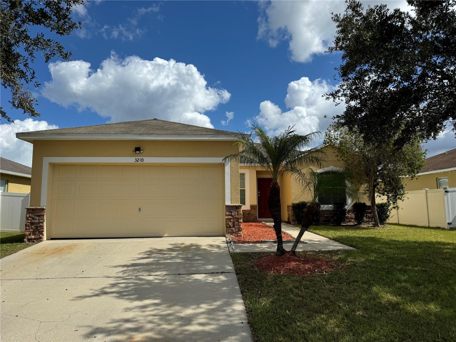 New Roof 2025!! Move-in ready 3 bedroom, two bath home in the sought-after gated community of Raintree at Springlake Village. The home features a split-bedroom layout surrounding a spacious living space. The kitchen flows easily to the eat-in dining area as well as to the large family room. The den/office space just inside the front room provides flexibility for working from home. Primary suite offers a walk-in closet, large ensuite bathroom with dual sinks, private toilet and large shower. The secondary bedrooms have generous closets and share a bathroom with a tub/shower.
Excellent location!! This home is on a peaceful street in a community providing everything Central Florida offers: two pools, tennis courts, a sand volleyball court, a dog park, soccer field, fitness center, playgrounds, and walking trails. Located minutes from 417, Lake Nona Medical, restaurants, banks, hospitals (including a VA hospital), less than 8 miles from MCO airport, and only 30 minutes from Disney World and Universal Studios. Top-rated schools just around the corner.