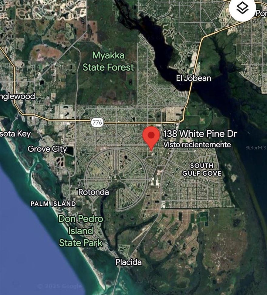 Beautiful residential lot located in the desirable community of Rotonda Lakes, in Southwest Florida — a fast-growing area surrounded by many new homes. This lot is partially cleared, with minimal vegetation, and ready to build or hold as a future investment, with no time requirement to build. It offers city water and sewer connections available, along with low HOA fees. Located in a quiet and private area with no through traffic, yet close to everything that makes this region special: beaches, walking and biking trails, golf courses, shops, and restaurants. Just 14 miles to Boca Grande Lighthouse, 13 miles to Englewood beaches, and near the Cape Haze Pioneer Trail, a beautiful 8.5- mile path perfect for walking or biking. This part of Southwest Florida is well known for its excellent fishing, boating, golf, and pristine Gulf beaches. Unique opportunity