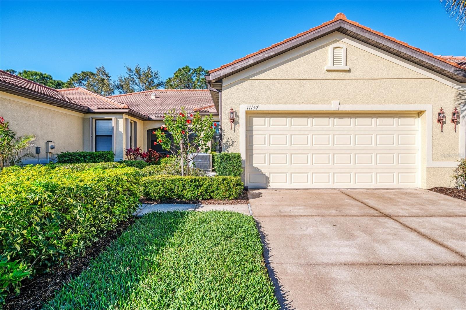 First time offered by original owner and it's now your chance to own in the enviable 55+ community of Venetian Falls. This Garden Villa was
built in 2007 with a beautifully efficient floorplan providing windows or solar tubes in every room allowing natural light to flow through.
The unit was upgraded with tile floors throughout creating smooth transitions into every room without thresholds. Crown molding adorns
the main living spaces to add character. Warm cabinetry, stainless appliances and granite counter tops complete the eat-in kitchen space.
The lanai looks out to a peaceful preserve where you can enjoy the Florida weather through screened protection. Windows were replaced
recently and the home is protected by accordion hurricane shutters. Don't miss this opportunity to own your own piece of paradise in
beautiful Venice where beaches, shopping and restaurants are only minutes away. Venetian Falls offers an abundance of activities including
a resort styled pool, a resistance pool, beneficial for low impact exercise, a hot tub, bocce courts, a wonderful workout facility, game room,
craft room, banquet room and more ! Low HOA fees and no CDD's round out the benefits of this property.