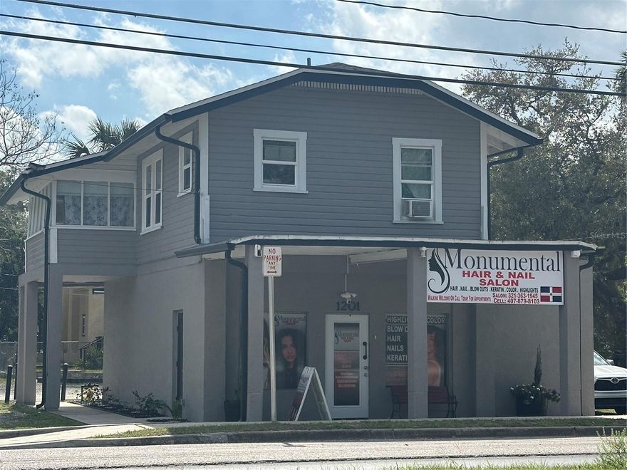 LOCATION is key! Zoning GC2. This two story commercial property is just a minute from the historic waterfront district but gets all the exposure fronting on SR46.  The lower level has been long time leased to a hair salon while the upper level is a perfect office space or residential rental.  Best of both worlds!  Call today,  you don't want to miss this property.  Both units are nicely updated.  Well maintained and ready for its new owner!  Perfect investment property!