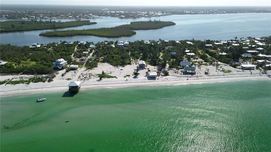 Exceptional Multiple Lot Package on Little Gasparilla Island - Beachfront Living
Seize this rare opportunity to own from one to four adjacent homesites in the Banyan Bayou Land Condominium on Little Gasparilla Island.
Lot 8168 and 8164 offer direct Gulf frontage, placing you just steps from the pristine white sands and endless Gulf views, while Lot 8158 and 8156, one lot off beach, offer the perfect complement ideal for a guest cottage, additional outdoor living, or extra privacy. Together, these lots provide a unique opportunity to create your dream island retreat.
Located on Florida's Southwest coast, Little Gasparilla Island is a bridgeless barrier island known for its laid-back charm, world-class fishing, miles of white sandy beaches and untouched natural beauty. Accessible only by boat, the island is a throwback to Old Florida living
Banyan Bayou features seven Gulf-to-Bay homesites, with three developed to date. As an owner, you’ll enjoy lot ownership plus a 1/7 undivided interest in the community shared amenities, including a private dock and deeded access across common areas from bay to beach.
Each lot allows for a custom home between 1,100 and 2,400 sq ft, within the defined building envelope outlined in the Declaration of Condominium (available upon request). Financing available with 30% down. Own a piece of paradise where barefoot luxury, coastal beauty, and island solitude await on Little Gasparilla Island.