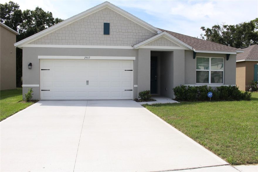 Centrally located to everything lake County has to Offer! Welcome home! This home is move-in ready and is ready for you! Come take a look at this newly built home by DR Horton. The model is the Aria, and is perfectly located near a quiet Cul-da-sac in Greenbrier subdivision in Tavares. This 3/2 home offers an open floor plan with a split bedroom layout. Entertaining is a breeze in this newly concrete block built one-story home that offers an optimizing living space with an open concept kitchen that overlooks into the living room, dining room, and screened lanai. This kitchen makes cooking a piece of cake! The kitchen has everything you need including a breakfast bar, Whirlpool stainless steel appliances, and a spacious pantry for extra storage. The Owners Suite is located at the back of the home for privacy, and the bathroom features a double vanity sinks, walk-in shower, closet and a private area for the commode. Two additional bedrooms on the other side of the house and in between is where the second bathroom is located. This home also features a pleasant laundry room space with a privacy door. This home has a connected smart home system. This house is perfectly located in Tavares and is minutes to Advent Health Waterman, Publix, Starbucks, Pinecrest Academy School, and other places to shop, eat and entertainment. Quick 10 minutes drive to Mount Dora, Eustis and Leesburg.  The State Rd 429 in lake County makes the drive to Orlando a breeze. Explore the attractions in Orlando including Disney, Universal and Sea World. 1 hour 15 minute drive to Daytona Beach. Owner is motivated! Schedule your private showing today! Fall in Love with this beautiful home and make an offer today!