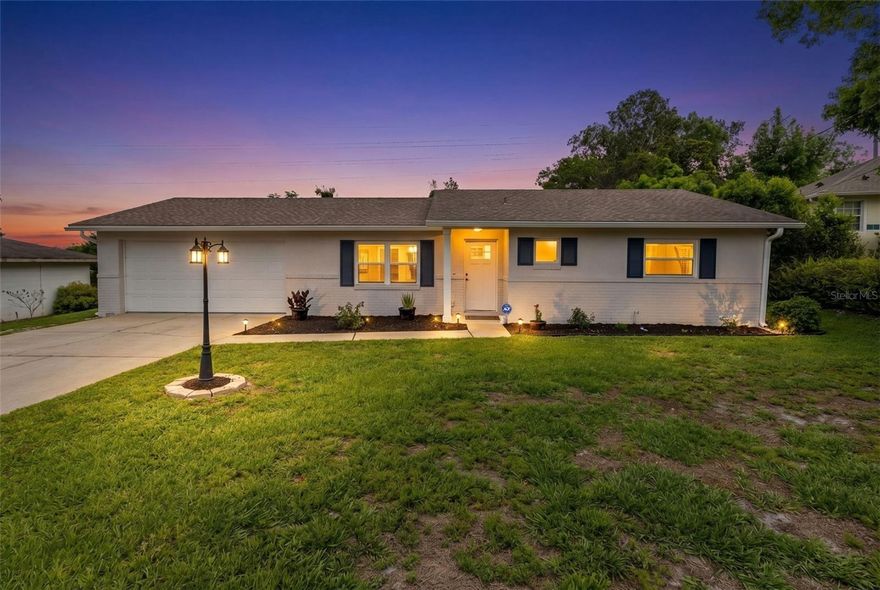 Completely renovated, fully furnished, and move-in ready — this Deltona home is truly one of a kind. Just bring your clothes — everything else is already here.

From the moment you walk in, you’ll feel it — this home is fresh, modern, and thoughtfully upgraded throughout, offering a true “like-new” experience inside and out. Every major component has already been completed, giving you peace of mind and immediate enjoyment.

Major improvements begin with a 50-year architectural shingle roof, new gutters, and Carrier AC (2021). The 2022 kitchen renovation features LG ThinQ appliances, modern cabinetry, butcher block countertops, and high-quality 6” luxury vinyl plank flooring (30 mil, lifetime warranty) that flows throughout the home.

In 2023, the home was further upgraded with 150-mph-rated double-pane impact windows, a Thermatru fiberglass entry door, modern ceiling fans, updated lighting, new smoke detectors, interior and exterior paint, and a new garage door opener. The garage also features a no-slip epoxy-coated floor for a clean and durable finish.

The primary suite has been fully remodeled, showcasing porcelain tile, a marble-top vanity, and a luxury shower system with an 8-jet shower head designed for comfort and relaxation. The guest bedroom and bathroom have also been tastefully updated.

Additional upgrades include a whole-home water filtration system, updated 4-zone irrigation system, and a new hot water heater (2025) — ensuring efficiency and long-term reliability.

This home is being offered fully furnished, including mounted TVs, making it a rare turnkey opportunity for both homeowners and investors.

Step outside and experience a backyard designed for true Florida living. The outdoor space features a covered kitchen with a Paradise Grill (lifetime warranty), stone surface bar, ceiling fans, lighting, and TV hookup — perfect for entertaining. The pool area has been extensively upgraded, including a 2022 gunite resurfacing with 10-year warranty, new tile, new lighting, new deep-end steps, resurfaced pool deck, and updated plumbing from pump to pool.

Enjoy evenings in the cozy fire pit area with brick pavers, set under an oversized umbrella with comfortable seating. The exterior is enhanced with new solar landscape lighting, updated front yard lighting, and a decorative light pole, creating a warm and inviting atmosphere. With no rear neighbors, the home offers privacy and a quiet, peaceful setting and NO HOA. 

 Location is a major advantage — just minutes to I-4 via Saxon Blvd (approximately 3 minutes / under 2 miles), one of the most important considerations for Deltona buyers. Convenient access to shopping, dining, and Florida’s beaches completes the package.

 Homes with this level of renovation, outdoor living, warranties, privacy, and included furnishings are extremely rare in this market.

This is more than a home — it’s a complete lifestyle package. Schedule your private showing today.