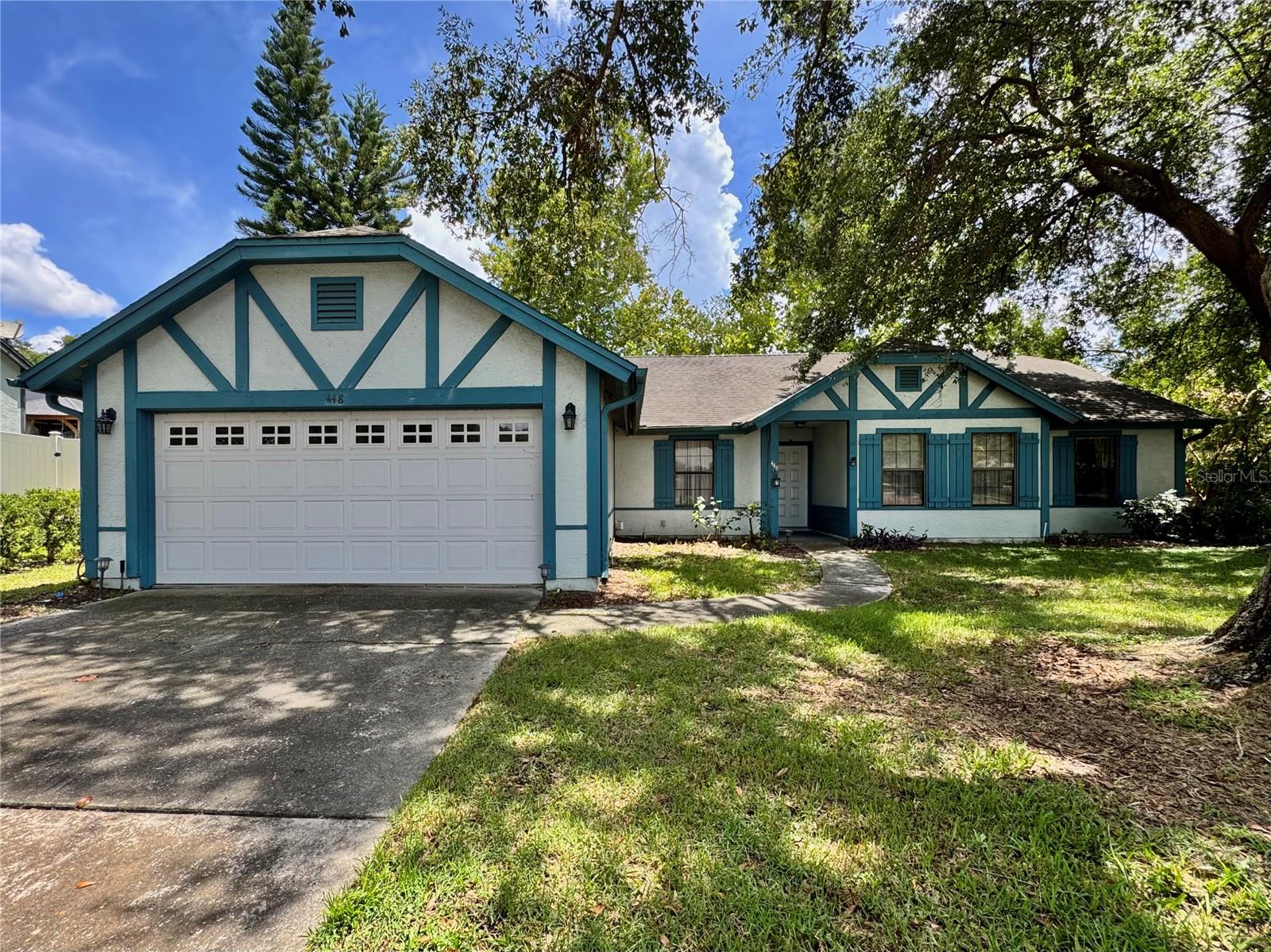 Prime Renovation or Investment Opportunity in The Hills of Lake Mary! Welcome to 448 Autumn Oaks Place- this 4-bedroom, 2-bath home offers over 2,000 sq ft and a smart split-wing layout, placing the master suite apart from the secondary bedrooms for added privacy. The spacious kitchen with breakfast nook opens to the living room, while the formal sitting area and formal dining room provide versatile flex space, ideal for a home office, playroom, hobby room, or additional lounge. Set on an oversized lot with mature landscaping, the home offers both space and seclusion. This property is a solid choice for buyers ready to take on a renovation with strong potential. Residents benefit from quick routes to the 417 or Interstate 4, the Sanford airport, Downtown Orlando, and the Space Coast Beaches. THIS PROPERTY IS PART OF HUD's FIRST LOOK OFFEREE PROGRAM AND IS BEING MARKETED TO OWNER OCCUPANTS THE FIRST 30 DAYS. **MORE PHOTOS TO COME**