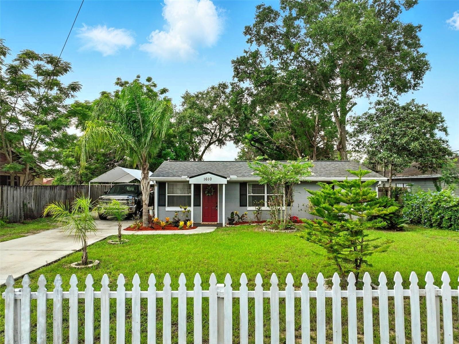 WELCOME HOME to this charming 2-bedroom, 1-bath ranch-style cottage, WITH HOT TUB, on a DOUBLE, BUILDABLE lot, tucked away on a tranquil dead-end street and fully fenced. NO HOA, NO rear neighbors! SAY HELLO TO SIMPLE LIVING WITH A SPLASH OF LUXURY! Where low maintenance meets eco-friendly indulgence!
LOCATION, LOCATION, LOCATION... & LIFESTYLE! You will thrive in this highly sought-after community in Eustis! Walk to Historic Downtown and its vibrant waterfront district where you'll enjoy Ferran Park or see a show at the Historic State Theater! Enjoy nearby Boating, fishing piers, and community center with pool. Enjoy Local dining, boutiques, art shows, Historic George Fest, First Fridays and Holiday Festivals. Easy access to interstates and more!
MOVE-IN READY! Enjoy peace of mind with the big-ticket items already taken care of: NEW ROOF & GUTTERS (3 years old) & NEW HVAC system (York, 3 years old) PLUS previously updated fixtures, plumbing, electric, windows and newer ENERGY STAR appliances. Slip out the back door to your private retreat where indoor and outdoor living seamlessly collide! Enjoy your Expansive deck and paver patio Featuring a Heavy-Duty Steel Gazebo secured on an elevated oversized wooden deck where you’ll find plenty of room for dining & relaxing around your 5-PERSON HOT TUB with multicolor fountain (installed in 2023 BY SPA MANUFACTURER & 10+ year warranty).
This rare gem will not last so, schedule your private showing today.