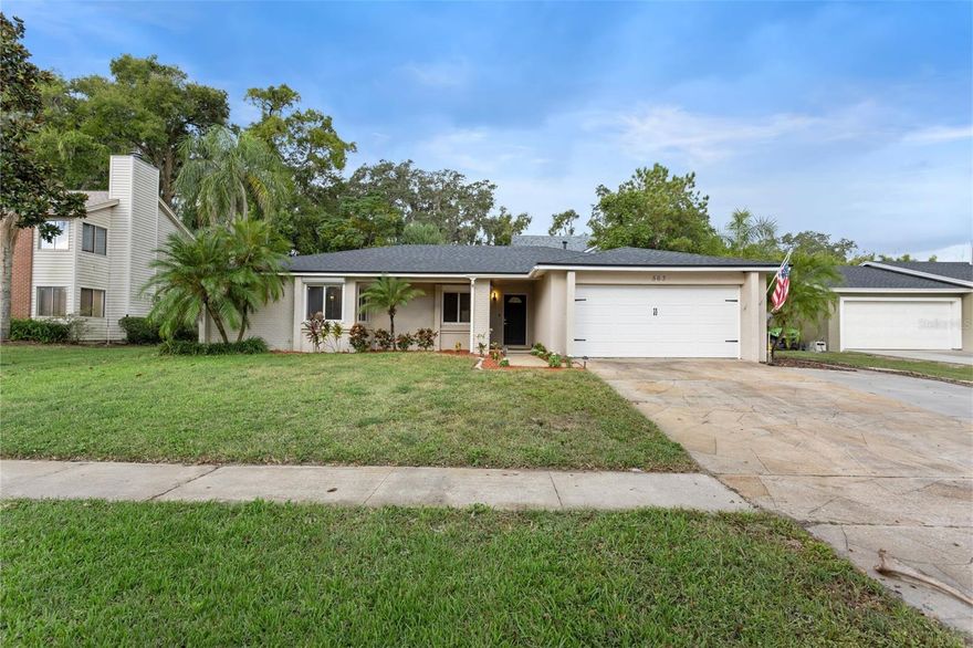 Fully Renovated with NEW ROOF in Prime Location!

Move right into this stunningly updated 3-bed, 2-bath home in Tiberon Cove! Enjoy a bright, open-concept floor plan centered around a gorgeous kitchen with a huge island and newer stainless steel appliances. The massive, glass-enclosed Florida room is perfect for year-round living.

ALL THE WORK IS DONE! Key updates include:

NEW Roof (Jan 2025)

NEW Garage Door (2025)

UPDATED Electrical & Plumbing

NEW UV Air Filter, New Paint, New Floors & New Baseboards

A/C & Water Heater (Only 6 years old)

Foam Attic Insulation & Double-Pane Windows for low utility bills

Hurricane Shutters for security

The home sits on a quiet cul-de-sac and features a large backyard with a storage shed. Unbeatable location minutes from I-4, SunRail, parks, and hospitals. This is the worry-free home you've been waiting for!