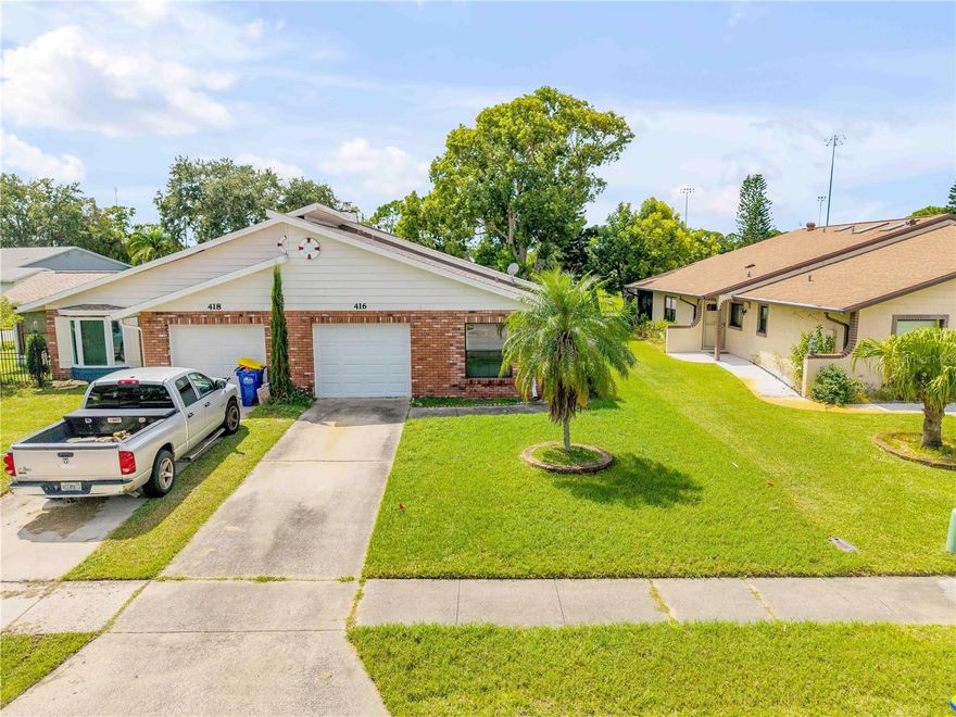 Lovely 2 bed / 2 bath half-duplex townhome in Edgewater, FL — perfect whether you’re looking to downsize or to have a relaxing weekend escape. This cozy home is just minutes from the beach, the river, shopping, and dining, giving you the best of coastal living combined with everyday convenience.  Inside, you’ll love the bright, open layout with natural light flowing through. Both bedrooms are comfortably sized, and the two bathrooms make hosting guests or sharing space easy. Outside, enjoy your own private yard/back patio — ideal for morning coffee, gardening, or just unwinding in the Florida sunshine.  Located in a quiet, friendly neighborhood, you’ll appreciate low maintenance responsibilities and proximity to outdoor recreation, local shops, fresh seafood spots, and all the charm that makes Edgewater so special. This half-duplex is a gem for those wanting simpler living without sacrificing lifestyle.