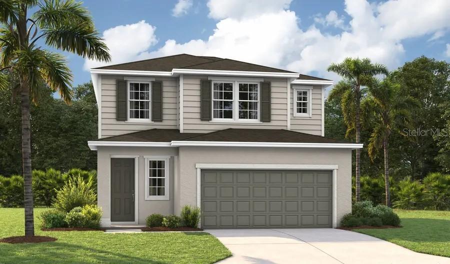Under Construction. Welcome to the Lynwood Floorplan, a sophisticated 2-story home that seamlessly blends style and functionality across 2,130 square feet. Boasting 4 spacious bedrooms and 2.5 well-appointed bathrooms, this residence provides ample space for both relaxation and entertaining.
The home features the primary suite on the first floor, elegant quartz countertops throughout and durable tile flooring in the main living areas, while cozy carpeting in the bedrooms offers added comfort. The kitchen and bathrooms are outfitted with modern cabinets and stylish cabinet hardware, ensuring both beauty and practicality. The oversized loft upstairs provides a tranquil getaway for everyone to enjoy. Soaring 9’4” ceilings and expansive 8’ doors on the first floor enhance the sense of openness and light throughout the space. Experience the perfect blend of luxury and function with the Lynwood Floorplan—where every detail is crafted to elevate your living experience. Don’t miss the chance to make this exceptional home yours! * SAMPLE PHOTOS Actual homes as constructed may not contain the features and layouts depicted and may vary from image(s).