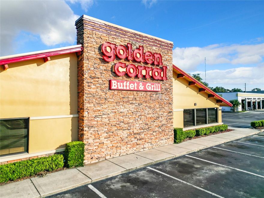 This is a NNN Sale producing 5.75% return on investment, within 28 months before the new bump of 10% bringing the income to $349,418 to and a 6.3% return with bumps of 10% every 5 years. There is 12 years remaining on the lease by award winning franchisee with 32 locations throughout Florida and Georgia, with 3 Five Year option for this high performing store.