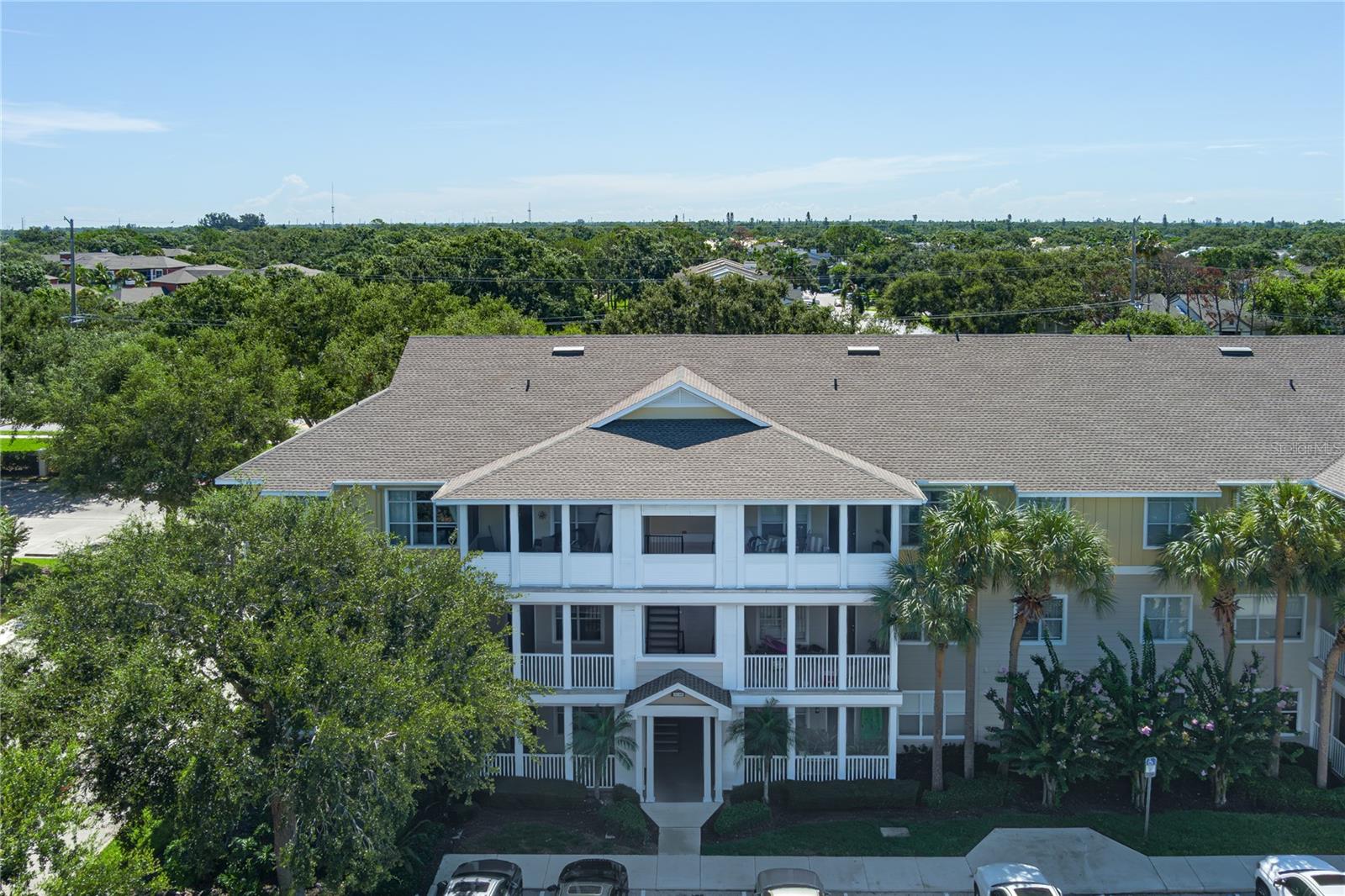 Welcome to this spacious and well-maintained 2-bedroom, 2-bathroom condo in the highly desirable Palms of Cortez community in West Bradenton. Situated on the second floor, this larger floor plan offers an open and inviting layout, filled with thoughtful upgrades and move-in-ready charm.
The living area is accented with crown molding, while the kitchen features black appliances and ample counter space. A full laundry room adds everyday convenience, and both bedrooms offer generous closet space. The primary suite includes a relaxing garden tub, perfect after a day in the sun.
Enjoy your morning coffee or evening unwind on the large screened-in patio, offering peaceful outdoor living. The community provides resort-style amenities including a sparkling pool, tennis courts, playground, grills, and picnic areas—perfect for both relaxing and entertaining. The grounds and landscaping are beautifully maintained for you, giving you more time to enjoy the Florida lifestyle.
With no CDD fees, a reasonable HOA, and no flood insurance required, this condo offers exceptional value and peace of mind. Ideally located just minutes from the sugar-sand beaches of Anna Maria Island, as well as local shopping, dining, and IMG Academy, this clean, comfortable unit is ready for its new owners.
Don’t miss your chance to own in one of West Bradenton’s most convenient and charming communities—schedule your private showing today!