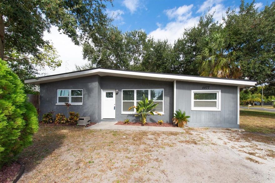 Whether you’re a first-time buyer, downsizing, or looking for a solid investment, 8877 94th Ave is move-in ready and waiting for you! Perfectly situated near shopping, dining, and just a short drive to the area’s gorgeous Gulf beaches, this home offers the ideal blend of comfort, convenience, and value. Peace of mind comes easy with major upgrades already completed — a new roof (2020) and new AC (2023) ensure. The home sits on a spacious lot with room to relax, garden, or entertain outdoors.
This corner lot home consists of 3-bedroom, 1-bath home located in unincorporated Seminole. Step inside to find a bright and inviting living space with plenty of natural light and a comfortable, split plan layout. The kitchen has been updated with newer appliances and granite counter tops and the updated bathroom in (2020) features modern finishes, while the newer windows (2020) enhance energy efficiency and bring in an abundance of sunshine. This home is available for VA assumable loan. Make your appointment today!
