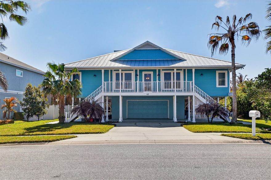 49 Loggerhead Ct, Ponce Inlet, FL 32127 3 Beds | 2 Baths | 1,845 Sq Ft | 7,649 Sq Ft Lot | Built 1996 – Deeded Beach Access & Enclosed Pool Beautifully renovated coastal home with deeded beach access and an enclosed pool, nestled in the highly desirable Ponce Inlet community. This 3-bedroom, 2-bath residence offers 1,845 sq ft of stylish, move-in-ready living space with extensive recent upgrades inside and out. The exterior has been completely repainted and sealed with Rhino Shield–type coating for long-lasting protection, and the metal roof (installed in 2016) provides an estimated 50-year life for years of low-maintenance peace of mind. Inside, you’ll find fresh interior paint, new LVP flooring in the living room, primary suite, and one guest bedroom, plus beautiful oak hardwood floors in the third bedroom. The home also features tile in key areas, an updated HVAC system (approximately 3 years old), and a capped fireplace ready for decorative use. The block construction, city water and sewer, and efficient layout make this home comfortable and practical for everyday living. Outdoor living shines here: enjoy a resurfaced enclosed pool, restained front and rear decks, and an epoxy-coated 2-car garage floor for a clean, finished look. A new pool pump was installed in 2021, and the property sits on a 7,649 sq ft lot with Hardie Board siding for durability and coastal appeal. The home is not in a flood zone per seller, with no known termite issues or lead-based paint. Utilities are on and functioning, with no major repairs needed beyond optional minor cosmetics or fresh paint. Located just steps from deeded beach access, you’re perfectly positioned to enjoy Ponce Inlet’s renowned no-drive beaches, boating, fishing, and waterfront dining. This is a rare opportunity to own a turnkey coastal home with long-life systems, private beach access, and an upgraded enclosed pool in one of Ponce Inlet’s most sought-after neighborhoods.