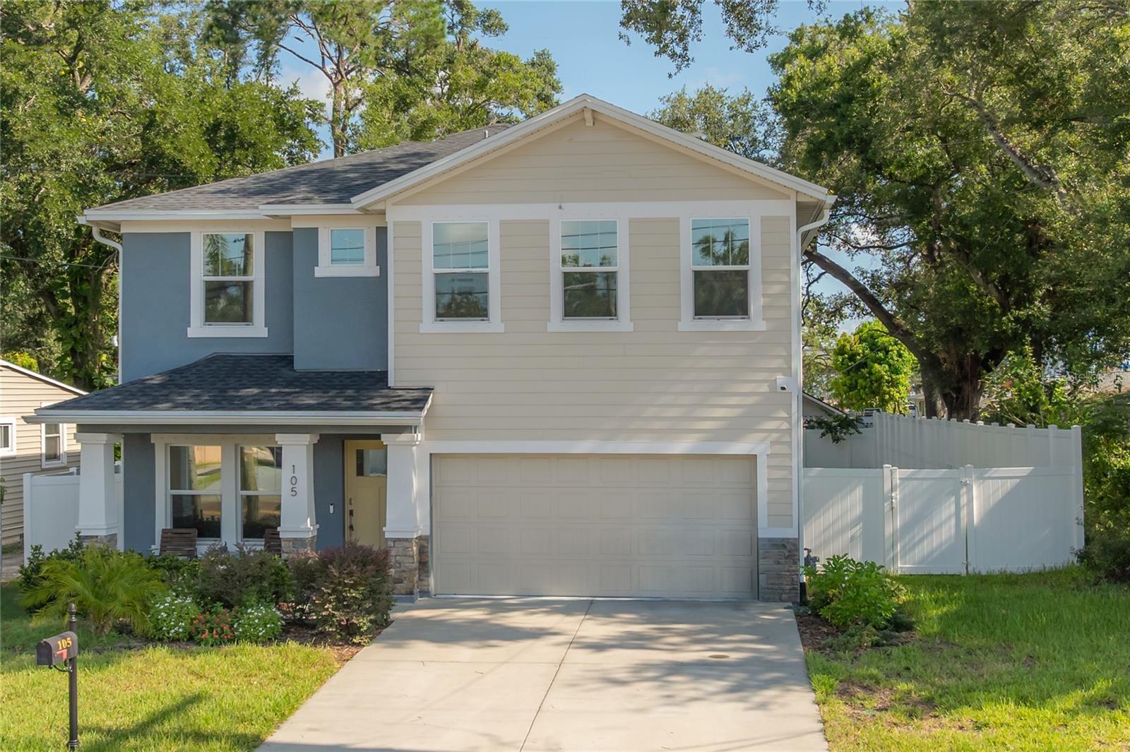 SEMINOLE HEIGHTS !!! Fantastic Floor Plan with AMAZING UPGRADES!!! Magnificent Homesite .... 143 Feet Deep ... Perfect for a Pool / Inlaw / Income Suite !! FULLY FENCED!!! GORGEOUS Custom Wide Plank Wood Tile Flooring in ALL Common Areas !! Designer Upgrades Throughout! SENSATIONAL OPEN CONCEPT! Amazing Kitchen with An Abundance of Cabinetry, Granite Countertops , Stainless Steel Appliances, GAS RANGE & OVEN, Under Mount Sink with Goose Neck Faucet and a Subway Tile Backsplash with a CUSTOM Inset Design ! Great Room Accommodates Oversized Furniture for Comfort ... Space for Entertaining and/or a Home Theater! Plenty of Windows Throughout the Home to Bring in the Florida Sunshine! French Doors Leading to Your OVERSIZED Screen-In Lanai for Outdoor Entertaining! Primary Retreat features Enormous Space with Bonus Double Tray Ceiling! Enjoy your Primary En Suite which Features a Gorgeous Stand Alone Tub and Seamless Glass Enclosed Shower - OVER-SIZED Primary Closet to Comfortably Showcase all your Designer Couture! BONUS LOFT / GAME ROOM / MEDIA ROOM / FUN ROOM! All Window Treatment and Appliances Convey !! Upstairs Laundry Room with Shelving! TANKLESS WATER HEATER!! **NO FLOOD ZONE** ALL Within Minutes of EVERYTHING Seminole Heights has to Offer - Conveniently Located to Rivercrest Park, Armature Works, The Straz Center, Tampa Museum of Art, and MORE ..... with Easy Access to Downtown Tampa, Harbour Island, Water Street, the Channel District, and Hyde Park and ALL of the Shops and Restaurants Available in the Heights and the Downtown Core - Come See This Exceptional Home Today!!