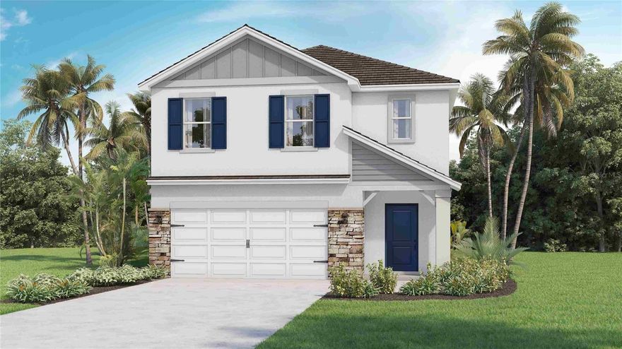Under Construction. The builder is offering buyers up to $25,000 towards closing costs with the use of a preferred lender and title company. Farm at Varrea offers new homes in Plant City, located right off Midway Road, and less than 10 minutes from I-4. Easy access to the interstate provides a seamless commute to the large surrounding cities such as Tampa, Orlando, and Lakeland.
Farm at Varrea, nestled among grand oak trees, provides a small-town, rural feel, yet allows homeowners to be immersed in all that Plant City can provide. Just 11 minutes away, you'll find Downtown Plant City with a main street bustling with unique shops, restaurants, and entertainment. Not only is the community in a prime location, but it sits in the center of the Strawberry Capital, where the famous Strawberry Festival is held annually, bringing rides, vendors, and live entertainment to the city.
Each home in this community is constructed with concrete blocks on 1st and 2nd stories, comes equipped with D.R. Horton’s Smart Home System and is backed by America’s #1 Builder since 2002.
Pictures, photographs, colors, features, and sizes are for illustration purposes only and will vary from the homes as built. Home and community information, including pricing, included features, terms, availability, and amenities, are subject to change and prior sale at any time without notice or obligation. Materials may vary based on availability. D.R. Horton Reserves all Rights.