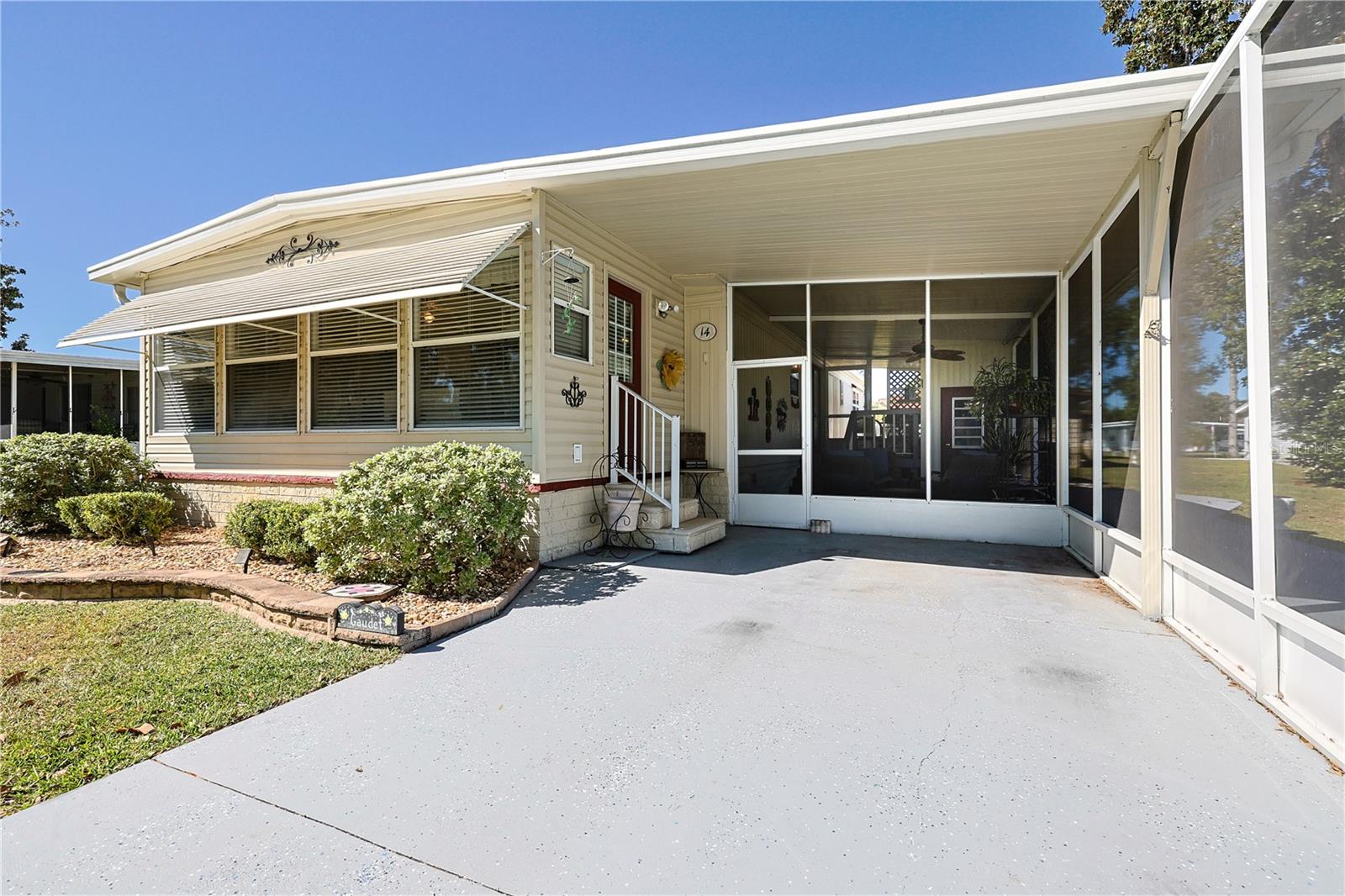 Enjoy resort-style living in this beautifully updated 2-bedroom, 2-bath home in the popular 55+ Continental Country Club! Features include new flooring, a new roof, and new windows. The bright Florida room offers extra living space and a lovely front yard view of the golf course. With a carport, storage shed, and plenty of parking, this home is move-in ready. Located in a gated, golf cart–friendly community with golf, swimming, crafts, and endless activities—perfect for embracing the Florida lifestyle! Schedule your private tour today and start living the Continental Country Club life!