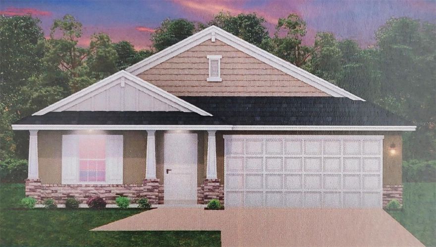 Under Construction. Welcome to SUNSET LANDING! A gated community of only 75 homes and a Zen nature trail. This lovely 1512 square foot home is located on lot #74. It has three bedrooms, two bathrooms and a 2-car garage. Upgrades include a separate tile shower with light in the primary bath, granite countertops in kitchen and baths, ceramic wood look plank tile everywhere except the bedrooms, brand new Stainless-Steel range, dishwasher and microwave, mini blinds in the back door, sarsaparilla cabinets with pull bars and CR elevation premium. Save money on fencing with the community back fence already installed! Current incentives available include paid closing costs and assistance to buy down the rate for a limited time. This community is close enough to major shopping on Cortez Blvd. but far enough to enjoy serenity. Come and see it today!