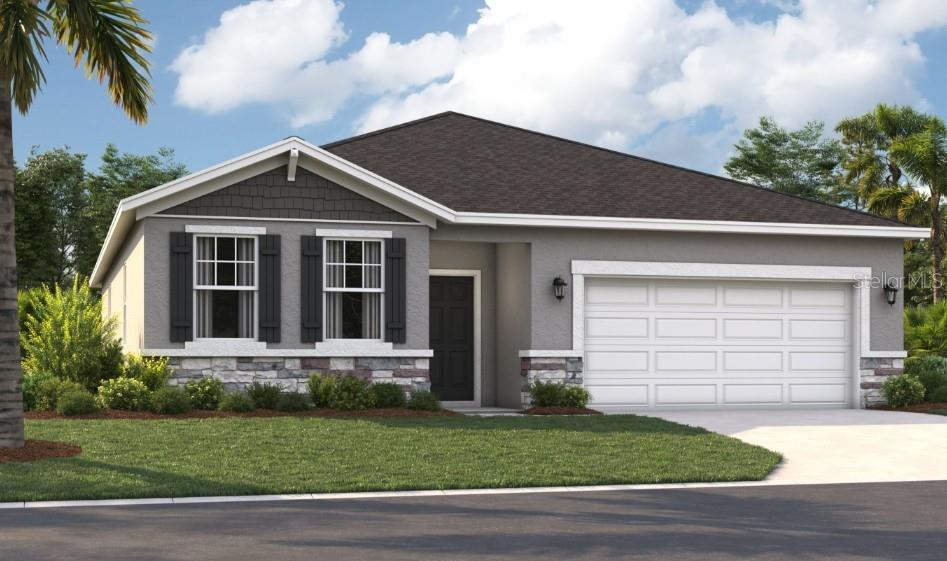 One or more photo(s) has been virtually staged. Under Construction. Wynnstone is a thoughtfully planned community nestled in the heart of one of Florida's fastest-growing counties. Located in Davenport, it offers the perfect combination of tranquility and everyday convenience. Just 12 miles southwest of Disney and minutes from the shops and restaurants of Posner Park, everything you need is close to home. With Highway 27 less than a mile away and I-4 just minutes from your door, getting to Central Florida attractions or the Gulf Coast is quick and easy. Stanley Martin at Wynnstone's elegant single-family homes start from the mid-$300s and feature open-concept layouts, modern finishes, and flexible designs designed for comfortable everyday living. But life here goes beyond your front door. Enjoy scenic walking trails, relax by the pool and cabana, or spend time with loved ones at the playground and dog park. It's a community designed to connect, relax, and fully enjoy Florida's outdoor lifestyle. Wynnstone isn't just a place to live: it's where comfort, convenience, and community come together. Come discover where your next chapter begins.
Webber is a spacious 2,210-square-foot single-story home featuring four bedrooms and three bathrooms. The kitchen overlooks the dining and living rooms, while the outdoor patio off the living room provides plenty of natural light throughout the main living area. Tucked away at the front of the home is the second bedroom with an ensuite bathroom, offering plenty of opportunities. With a spacious primary suite located at the rear of the home and three additional bedrooms, Webber is the perfect new home for all buyers. Don't miss your opportunity to join this vibrant community! Contact us today to schedule an appointment!
