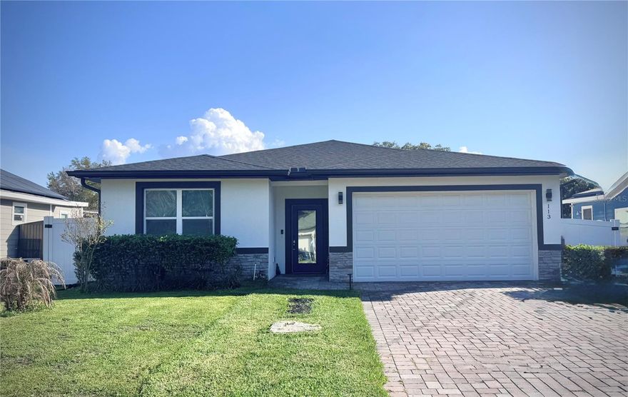 Experience modern Florida living in this stunning 2023-built home in Davenport with NO HOA and NO CDD!
 Ideally located between Orlando and Tampa, this rapidly growing Central Florida location offers convenient access to I-4, US-27, Ronald Reagan Parkway, and US-17-92, as well as the highly desirable Champions Gate area. Enjoy being approximately 30 minutes from Walt Disney World while still having easy access to shopping, dining, golf courses, and entertainment.

Step inside to a bright and welcoming open-concept floor plan highlighted by an impressive entry hallway, soaring 9'2" ceilings, and elegant porcelain tile flooring throughout. The beautifully designed kitchen serves as the heart of the home, featuring granite countertops, a spacious center island with breakfast bar seating, stylish cabinetry, stainless steel appliances, and a walk-in pantry. The kitchen flows seamlessly into the dining and living areas, creating an ideal space for both entertaining and everyday living.
The private owner’s suite offers a relaxing retreat with a spa-inspired en-suite bathroom featuring dual granite vanities, a custom-tiled walk-in shower, and a spacious walk-in closet. Three additional bedrooms provide flexibility for family, guests, or a home office, each offering generous natural light and closet space.

Additional highlights include a two-car garage, interior laundry room with utility sink, and a covered paver patio perfect for relaxing or outdoor entertaining.
Conveniently located near Posner Park shopping center, restaurants, grocery stores, golf courses, parks, and the Tom Fellows Community Center, the home is also close to Wallaby Ranch Hang Gliding Flight Park for a unique local adventure.
With its modern finishes, spacious layout, and prime Central Florida location, this nearly new home offers exceptional versatility and is perfect as a primary residence, vacation home, or investment opportunity near some of Florida’s most popular attractions.
Your new home awaits!