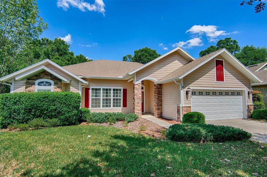 Beautiful home and property in Willow Oak Plantation.  This larger than most lots in Willow Oak backs to a wooded area.  As you enter you will admire the hardwood floors throughout the living areas.  The open floorplan from the kitchen to the living room will join everyone together for food and fellowship.  Kitchen features granite counter tops, stainless appliances with plenty of cabinets to store everything you need.  Built in pantry style cabinets with roll out drawers is a great addition making finding things easy.  Heading into the adjacent dining room you will love the additional built in cabinets and counter space along with a large area for your dining room table.  The family room connects to the dining room for additional space for either room.  The owners suite with lighted trey ceiling and two ceiling fans is sure to please with its space overlooking the back yard and beautiful pool.  Owners updated bath has dual sinks with new faucets and granite counter tops, walk in shower and and walk in closet gives you everything you need.  The three additional bedrooms in this split floor plan home will serve friends and family or maybe an office.  The hall bathroom is updated and has granite tops and new faucet that serves the pool and bedrooms.  Heading outside you will love the Florida Room first to relax in as well as great eating area with views of pool and back yard.  From the Florida Room, you enter maybe the best part of this home with the sail type sun shade enjoying the paver pool deck and the privacy this yard gives you.  The pool is spectacular with oversized sun shelf with steps leading down into pool that was installed in 2020!.  Wood privacy fence for the pets with wooded area behind you finishes this home out tremendously!