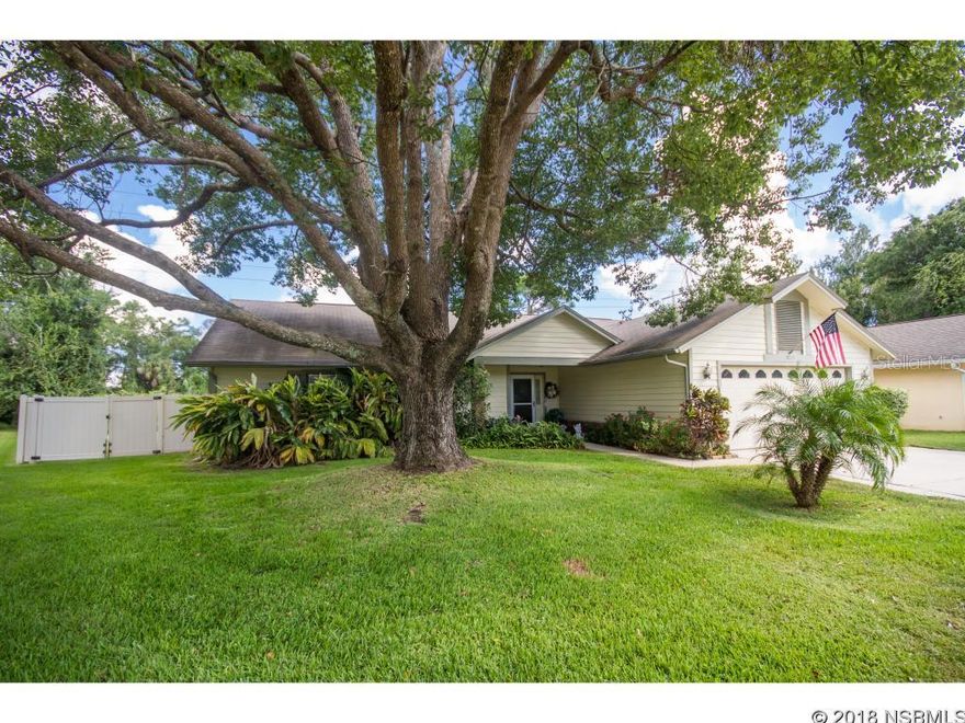Lovingly maintained concrete block home with inground salt water pool and screened enclosure on a beautiful oversized lot with lush tropical vegetation. Situated in Countrywide Subdivision which is close to Dunlawton and all of the shopping and restaurants you need nearby. This home offers an open floor plan, a breakfast nook and a shaded patio overlooking the pool and back yard. The are upgraded upgraded light fixtures throughout. ;Water: City