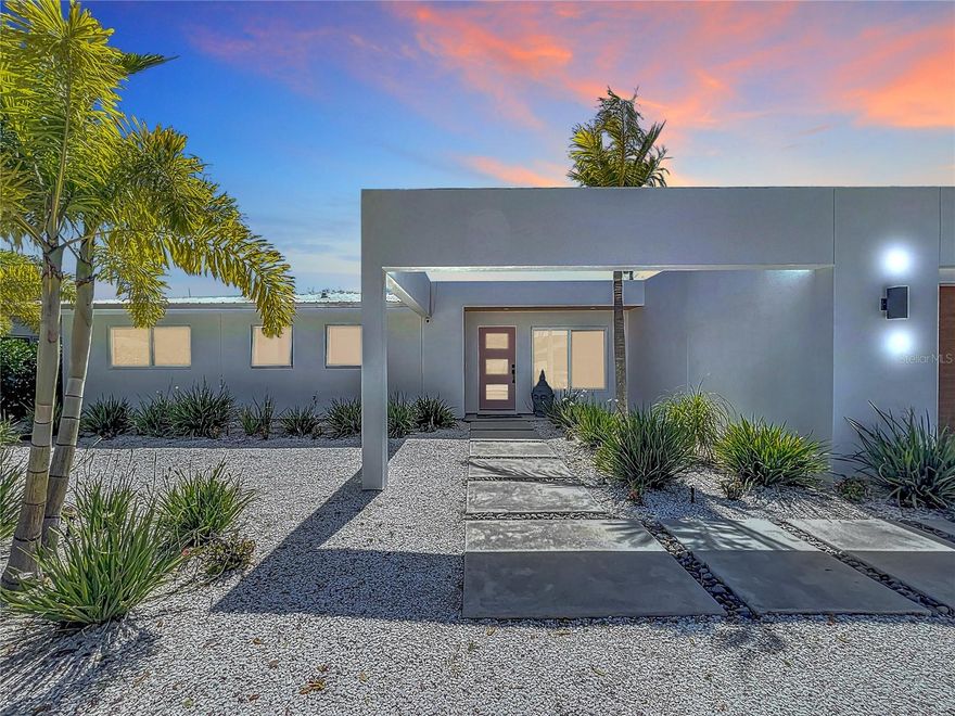 Guest House South Gate Sanctuary!
Discover elevated Sarasota living in this beautifully designed, Reimagined, Rebuilt residence Completed in 2024, blending refined
comfort with timeless Florida style. Located in the desirable South Gate community, this
property showcases soaring vaulted ceilings, an inviting split floor plan, and seamless
indoor–outdoor living designed for both relaxation and entertaining.
The main home offers an open-concept layout bathed in natural light, with elegant finishes
and tranquil views of the pool and gardens. The chef’s kitchen and spacious living areas flow
effortlessly to the outdoor oasis, where a heated saltwater pool and luxurious soaking tub
invite year-round enjoyment.
A separate guest house provides ideal accommodations for visitors or a private retreat,
offering comfort and privacy just steps from the main residence.
Every detail of this home has been curated for modern luxury and effortless Florida living —
from its thoughtful floor plan to its serene outdoor spaces.
Highlights:
• 3 spacious bedrooms & 3.5 designer bathrooms
• Separate guest house with private entry, Kitchenette, and Full bath, Ideal for Home office, Work out Studio, or Guest Suite
• Vaulted ceilings and bright open living spaces
• Heated saltwater pool, Lush Tropical Landscaping, Irrigation, Lighting and outdoor soaking tub!
• Split floor plan for privacy and flow
• Located minutes from Downtown Sarasota, Siesta Key, and award-winning beaches
This South Gate retreat perfectly captures the Sarasota lifestyle — elegant, inviting, and made
for those who value both comfort and sophistication. 
All new Plumbing, Electric, A/C Split units, Tankless Water Heaters, Impact Sliders and Windows, Heated Salt water Pool, Custom Built in Closets, All wood, soft close Kitchen Cabinets, New Framing, Drywall, Stucco & Many Designer Touches Throughout.
Furniture available upon Request