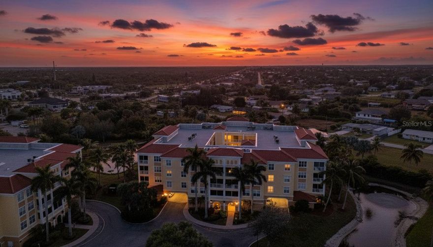 Under contract-accepting backup offers. Come check out this two-bedroom, two-bathroom condo in the gated community of Fountain Court located in Punta Gorda Isles with a tranquil view of a pond and green belt area. 
This unit has an open floor plan with a tiled foyer, kitchen, dining and great room with lots of natural light. The kitchen has a breakfast bar and is equipped with stainless appliances with open views of the great room that can be used as dining and/or living area with access to your private screened lanai via sliding glass doors.  Plenty of natural light along with neutral colors makes this condo welcoming and bright. The spacious primary bedroom has views of the pond along with a walk-in closet, an en-suite bathroom with a shower plus access to your private lanai. The second bedroom has plenty of room for your guests to relax and an updated guest bathroom with a tiled shower. The building is also equipped with two elevators and spacious beautiful courtyards. 
A few updates include the following….carpet was installed in the guest bedroom, AC and hot water heater all installed in 2024. 
There is a stackable washer and dryer in the unit for convenience and this condo has an assigned under building parking spot with a storage unit.
Fountain Court has lush tropical plants and trees throughout the community and is meticulously maintained. 
This active community features a large clubhouse, heated pool and spa, fitness center, tennis and pickle ball courts, billiards room, shuffleboard, game room, library, full kitchen and outdoor grills with plenty of extra visitor parking.
Located in the charming area of Punta Gorda Isles you will find you are close to Punta Gorda Airport, Fisherman’s Village, Punta Gorda Library, Visual Arts Center, dining, shopping, Hounds on Henry dog park, golf courses, public boat ramps, biking and walking trails. You are just a short distance from historic downtown Punta Gorda where you can enjoy the Farmers Markets on the weekends and the downtown events at the Charlotte Harbor Event Center.  This condo is perfect for either a winter retreat or year-round living. Don’t miss the chance to own your piece of Paradise and start living the Florida lifestyle!