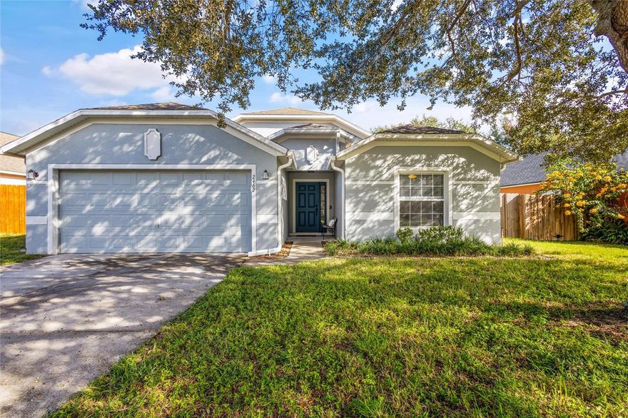 Welcome to your new home located in Chelsea Oaks! This 4 bedroom, 2 bathroom home is ready for your personal touches. The open concept is perfect for entertaining friends and family. Features of the home are vaulted ceilings, formal dining, kitchen and great room combo, breakfast nook, split floor plan, and inside laundry room. The kitchen has ample counter space, large pantry, and room for stools at the island counter. In the secondary bedrooms, built in shelves help with storage. The fenced in backyard provides plenty of outdoor space and no direct neighbors behind you. Your home is just minutes away from the YMCA and offers easy access to the heart of downtown Tavares (5 min), Mount Dora (8 min) and Eustis (10 min). Conveniently located within a few minutes of Waterman Hospital, many shopping centers and grocery stores.