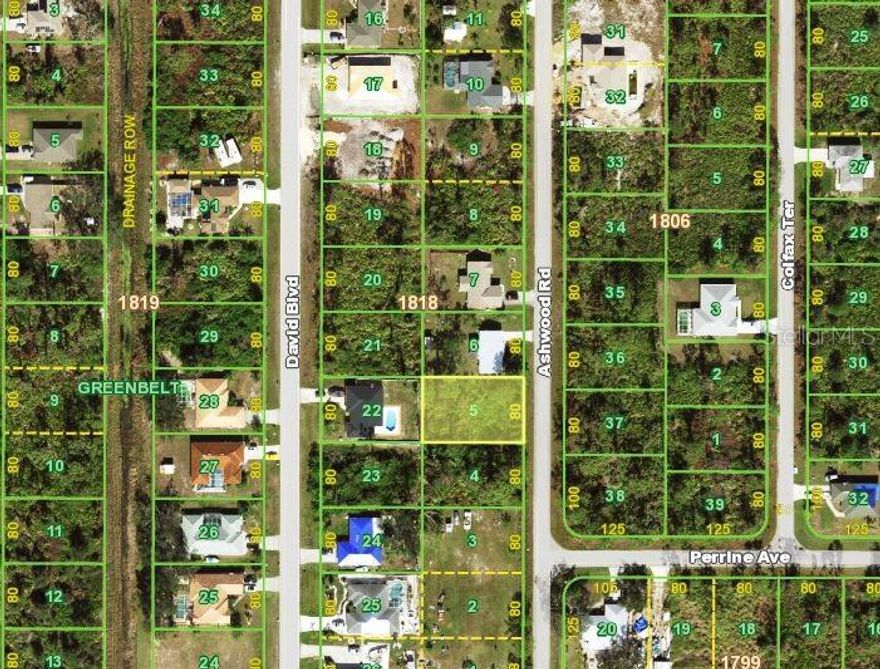 Take a look at this nearly 1/4 acre lot located in Gulf Cove, where the optional HOA fee of just $75/yr offers access to their private park and playground, plus the option to purchase a boat ramp decal for just $75, which gives you access to the private GULF COVE BOAT RAMP on the Myakka River, with access on to Charlotte Harbor! Central water and electric are currently available. According to Charlotte County Property Appraiser website, lot is not in a designated flood zone so your lender will not require flood insurance when you build, but please reconfirm with your insurance agent during due diligence. Lot is currently in scrubjay habitat, which costs an additional $2,200 at permitting, but please reconfirm during due diligence. *Seller has two other lots located on this street - let's make a deal!*  You'll be close to everything - shopping, restaurants, public boat ramps, public golf courses, and the beach! Build your own boat-lover's home right here!