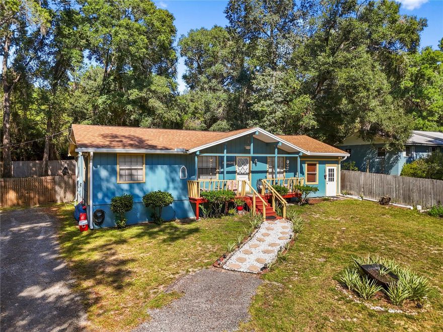 Perfect for an owner-occupant or investor! Currently leased and cash-flowing, welcome to this adorable, well-maintained 3-bedroom, 2-bath home nestled on a large lot in desirable Lakeview Estates. This home offers a large, enclosed flex/bonus room currently being used as a game room with an office nook adding an extra 312 sq ft. Located at the end of a quiet lane, this charming property offers both privacy and convenience less than 15 minutes from downtown Gainesville, the University of Florida, nature trails, and Shands hospital.  
Inside you will find a spacious living area with a functional kitchen featuring granite countertops, recent upgrades include a new roof (2023), Vinyl and tile floors throughout the main living areas, renovated bathrooms, and an updated kitchen. 
Whether you’re looking for a primary residence or a turnkey rental, this property offers immediate income potential, flexibility, and long-term value! Call today to schedule a showing