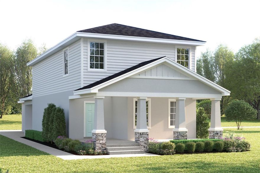 Pre-Construction. To be built. Welcome home to Parkview Preserve! New homes conveniently located just off SR-429. You’ll have easy access to the downtown, and weekend errands are made easy with Kelly Park Crossing and Publix just two miles away. Choose your floorplan, & designer features. Private homesites with nature-views available. At Parkview Preserve everything you want is right in your community with a pool, cabana, playground, and walking trails. The Hutchinson single-family home has everything you want. Enter through your rear 2-car garage and say hi to friendly faces in the great room. Dinner smells amazing in your gourmet kitchen. It’ll taste even better once it’s moved from the island to your lanai. A flex space at the front of your home became your office and gym, perfect for a quick workout. After reading in your 2nd-floor loft, just outside 2 bedrooms and a full bath, head to your private owner’s suite. This spacious escape has a walk-in closet and double vanity bath. All Ryan Homes now include WIFI-enabled garage opener and Ecobee thermostat. **Closing cost assistance is available with use of Builder’s affiliated lender**. DISCLAIMER: Prices, financing, promotion, and offers subject to change without notice. Offer valid on new sales only. See Community Sales and Marketing Representative for details. Promotions cannot be combined with any other offer. All uploaded photos are stock photos of this floor plan. Actual home may differ from photos.