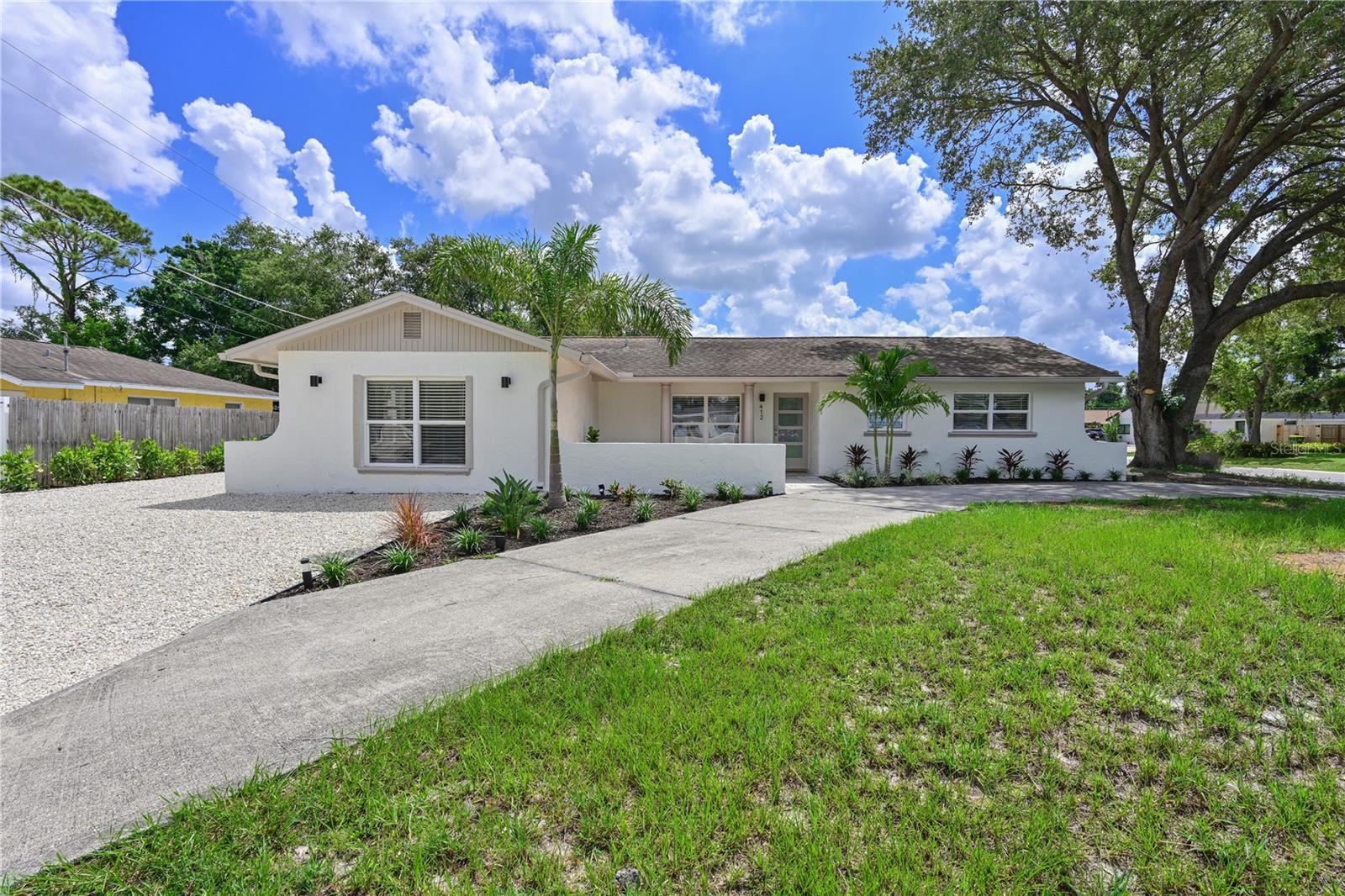 Stylish 4 Bedroom Home with Flexible Bonus Room on Large Corner Lot!
This beautifully updated 4 bedroom, 2 bathroom home offers a modern interior, versatile living spaces, and inviting outdoor areas in a quiet, centrally located neighborhood. Enjoy easy access to University PKWY, US-41, I-75, plenty of shopping & dining, SRQ Airport, University Town Center, and nearby Bradenton—all just minutes from your doorstep.
Step inside to find fresh paint inside and out, new luxury vinyl plank and tile flooring, updated bathrooms, brand-new kitchen cabinets with quartzite counters, stainless steel appliances, and new interior doors throughout. Six new ceiling fans and thoughtful finishes add comfort and style.
The open living area flows into a bright kitchen with a functional peninsula and bar seating, perfectly positioned between the kitchen and dining area for easy gatherings.
A large bonus room with its own private entrance adds endless possibilities: office, gym, playroom, or optional 5th bedroom. The home also features a large front porch for relaxing evenings, plus a rear enclosed lanai with sliders to a covered patio, extending your living space outdoors.
Highlights include:
All new appliances,
Luxury vinyl plank & tile flooring,
Brand-new bathrooms with modern finishes
Fresh interior & exterior paint,
6 new ceiling fans & all new interior doors,
Spacious yard with mature shade trees,
Backyard to be fully enclosed, and
Brand-new UV light installed in AC.
This home blends modern updates with everyday functionality, making it truly move-in ready. With its quiet setting, stylish upgrades, and inviting spaces inside and out, it’s a standout opportunity in this neighborhood.