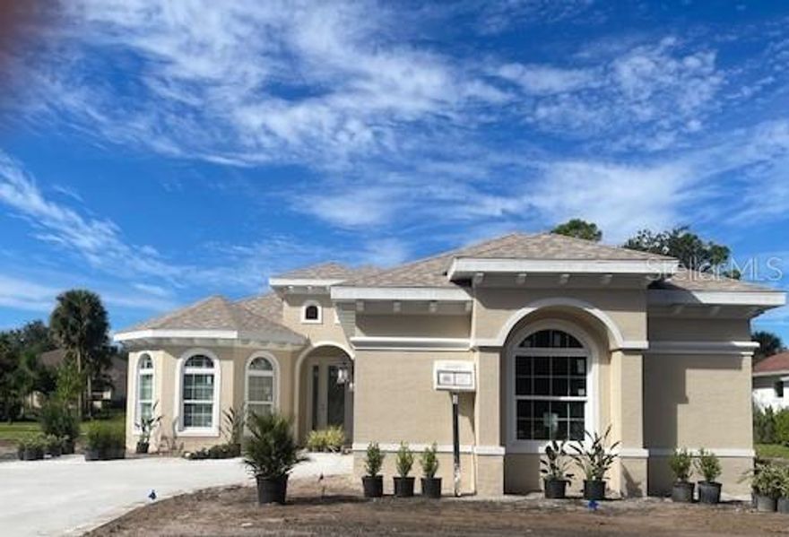 Exclusive, remarcable Island with beautiful properties with all nature around. This brand new house included gorgeous floor plan, soft colors, high ceilings, crown moldings, walking closets, screened lanai - all makes living cozy and comfortable.