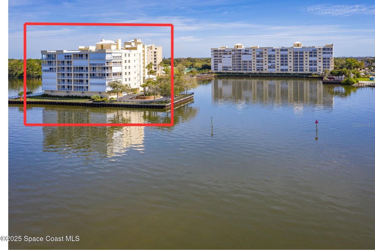 Direct river w/ amazing sunset views from the most sought after building in Island Pointe! Open floor plan boasts 3 spacious bedrooms & 2 full baths! Wood cabinets & quartz counters accent the kitchen that offers a movable island + a nook, pantry & breakfast bar! The great room layout captures gorgeous river views! The primary also has balcony access & provides a luxury bath w/ a jetted tub, separate shower, double sinks & two walk-in closets! The two guest rooms also have walk-in closets & one has private bath access! The large balcony is perfect for your evening unwind & includes hurricane shutters! The association & buildings are in great condition! This complex has so many amenities including a large clubhouse w/ a full kitchen, exercise room, sauna, 2 pools, hot tubs, tennis courts, pickle ball court & basketball courts! Enjoy river activities too or just watch the dolphins & manatees from the boardwalk! Close to shopping & easy trip to the beach! Furnished too!