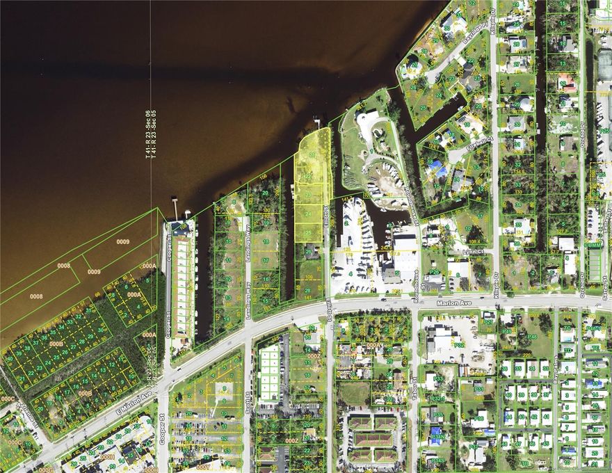 1.30 Acres Zoned RMF10 with Waterfrontage along the Canal and the North Tip Lots are directly on Charlotte Harbor/Peace River, Listing is for Four (4) Parcels for a total of 5 Lots. Located off of East Marion Ave within a Short Drive to I-75/HWY 17/Duncan Road, US 41 (Tamiami Trail).