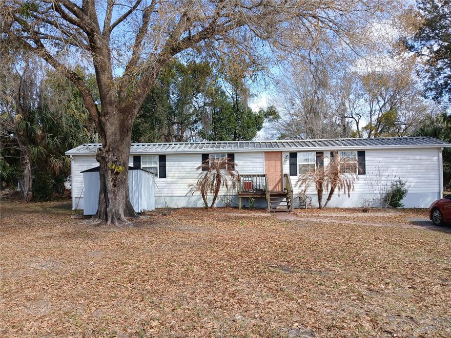 Come take a look at this cute home with a split floor plan. The home features 2 bedrooms and 2 full bathrooms, with the a/c  upgraded to mini splits in 2017, the roof over was done in 2022. There is a 12 x 24 shed that was installed in the backyard in 2023. The home is a few minutes from the charming downtown of Inverness where you can find all of your shopping and dining needs. Lake Henderson is also near downtown Inverness so bring all of your water toys.
