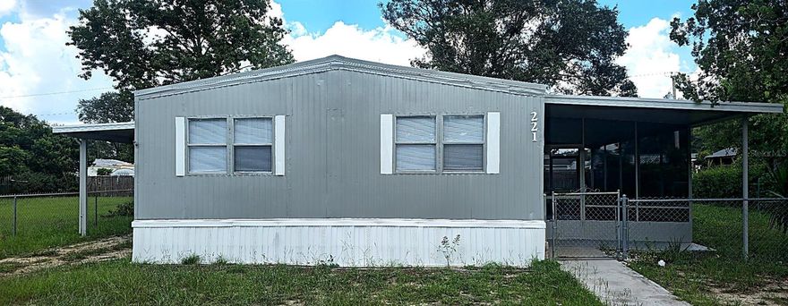 OWNED LAND (no lot rent). NEW ROOF (2024) + BRAND-NEW SEPTIC. Move-in ready!

Welcome to this updated 3-bedroom, 2-bath manufactured home in the peaceful community of Polk City, set on a private lot and refreshed for modern comfort and peace of mind.

Major upgrades include a new roof (2024) and a completely new septic system, offering low maintenance and long-term savings. Inside, enjoy fresh paint, updated fixtures, and new flooring including luxury vinyl and new carpet. The open-concept living and dining areas create a warm, inviting space for everyday living and entertaining.

The spacious yard is ideal for outdoor activities, pets, or future additions like a shed or garden. No HOA and plenty of room to park your RV, boat, or work truck. Conveniently located just minutes from I-4, shopping, and nearby nature parks—an excellent opportunity for first-time buyers or investors.