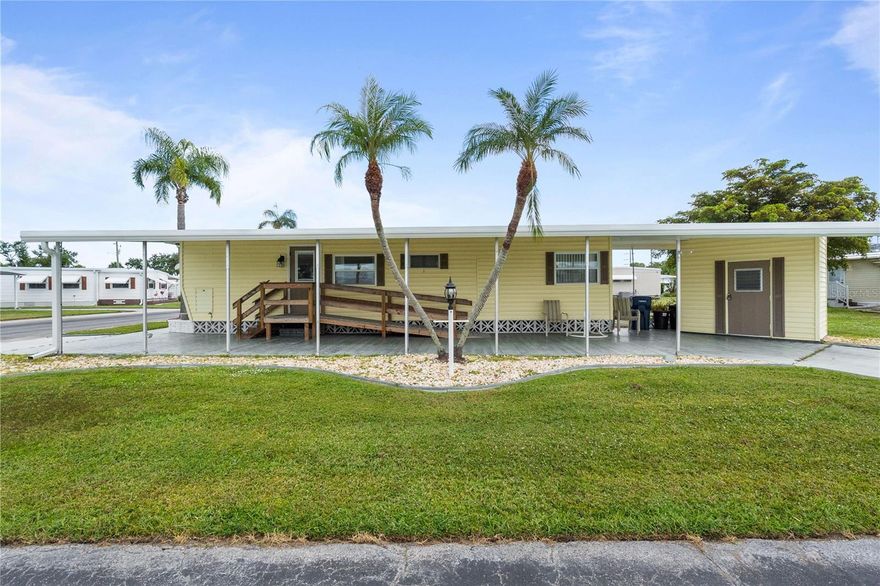 Escape to a life of serenity and sunshine in this stunning 2-bed, 2-bath home, nestled within the tranquil Chateau Village, a land-owned, active 55+ adult community with low HOA fees! Imagine waking up and sitting on your charming composite front porch, perfect for sipping coffee and enjoying the warm breeze. With updated windows, modern finishes, and luxurious touches, this home feels like a brand-new retreat. Plus, the handicap ramp ensures safe and easy access for all.
But it's not just the home that's special - it's the community too! Enjoy amenities like a heated pool, shuffleboard, and on-site manager, as well as a range of activities and events designed for active adults. And with world-renowned beaches, cultural attractions, and outdoor recreation just a stone's throw away, you'll never be bored.
Surrounded by the beauty of Florida, you'll be living in paradise! With easy access to Tampa and Sarasota/Bradenton International airports, you'll be just a short hop away from your next adventure. And when you're not soaking up the sun on the beach, you can enjoy the rich cultural scene, with arts and entertainment options galore.
So, what are you waiting for? Contact your favorite Realtor today to schedule a viewing and make this beautiful home yours! Let's set sail for a life of ease and relaxation!