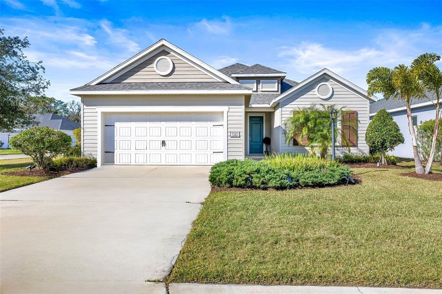 **Price Reduction and $5,000 in Closing Cost Assistance Offered by Seller!**

Welcome to the Beautiful Resort-Style gated community of The Ridge at Crossing Creek! If you are looking for your forever Florida home, this charming and spacious home offers a perfect blend of comfort, privacy, and modern style. Boasting 2,136 sq. ft. of well-planned living space, it is the largest one-level floor plan in the community. Situated on a large corner lot with plenty of room to add a fence, this home features 3 generous bedrooms, 2 bathrooms, a large office/den, and an oversized 2-car garage. The split floor plan provides plenty of privacy, with the Master Bedroom tucked in the rear of the home and guest bedrooms located at the front of the home. 

The heart of this stunning home is the open concept Living room and Dining room that features high ceilings that fills the home with lots of light. The well-appointed Kitchen is a chef’s and entertainer’s dream, featuring stainless steel appliances, cabinets, granite countertops, a breakfast bar, and a separate Breakfast nook. The sliders located adjacent to the Kitchen open up to a screened lanai with beautiful views of lush landscaping that create a peaceful retreat. 

The large Master Bedroom includes a built-in closet, a separate walk-in closet, and an ensuite bath.  With no CDD, this peaceful gated community offers Resort-Style amenities such as a community pool, a relaxing pavilion with a gas grill, walking trails, and a nature preserve. 

This beautiful home is conveniently located close to great schools, world-class shopping, awesome dining, fun entertainment, close proximity to Sarasota, Tampa, St. Petersburg, and the beautiful Gulf Coast Beaches and is ideal for embracing the Florida lifestyle. Don’t miss out on this great opportunity and schedule a showing today!