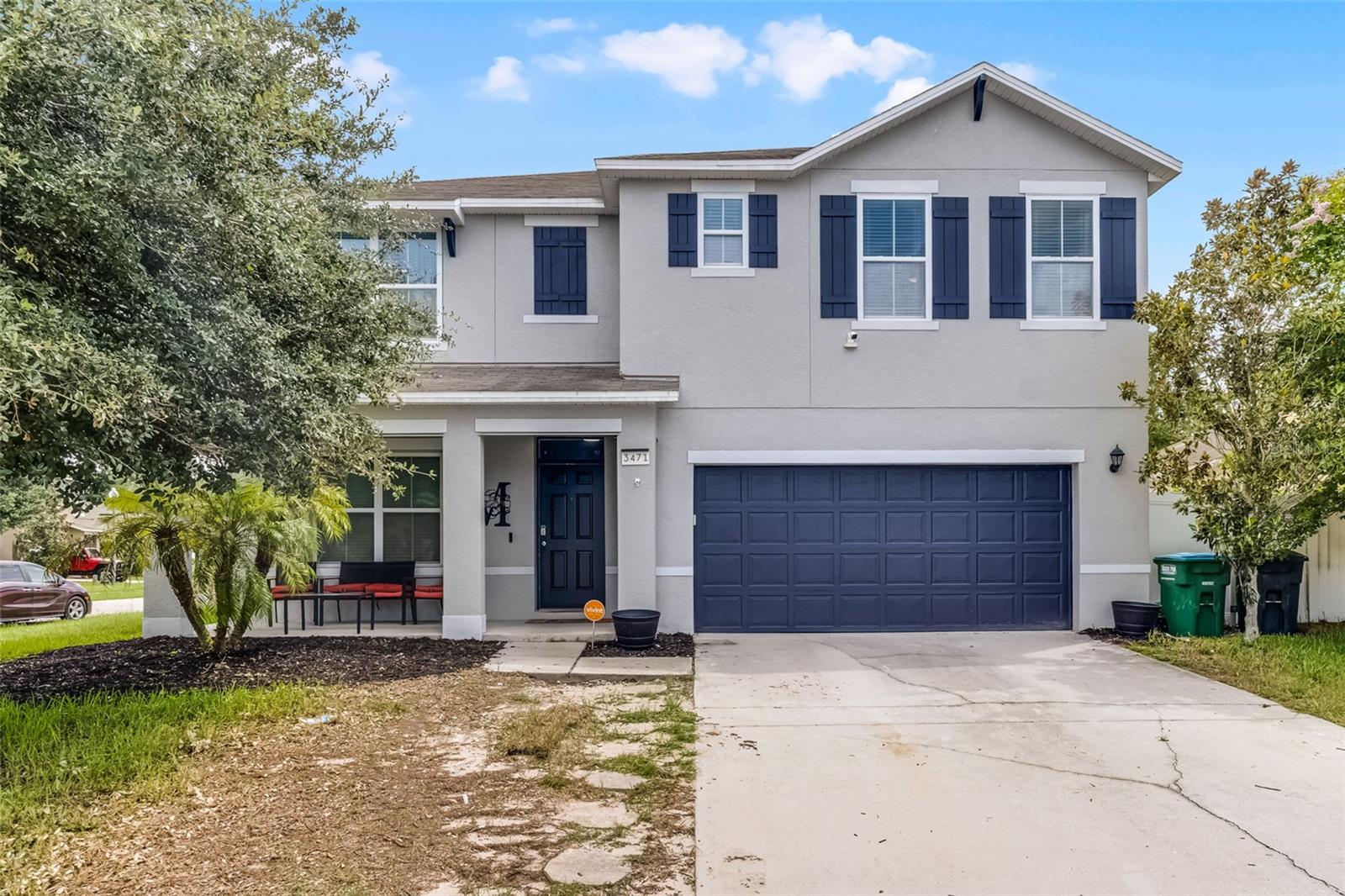 Welcome to your dream home in the desirable Arbor Ridge community of Deltona, Florida! This stunning two-story residence, built in 2017, offers a generous 2,654 square feet of air-conditioned living space and a total of 3,845 square feet under roof—giving you all the room you need to spread out, entertain, and enjoy every corner of this thoughtfully designed property.
As you step through the front door, you're immediately greeted by timeless architectural details that set the tone for the entire home. From the elegant board and batten walls to the crown molding and the crisp 5 1/4 inch baseboards, every inch of this house whispers quality and charm. The heart of the home is the expansive kitchen, a true entertainer’s paradise, featuring a large center island with gleaming granite countertops and an open layout that flows seamlessly into the living area. Whether you're hosting a lively gathering or a cozy family dinner, this space is designed to bring people together.
On the main floor, you'll find a spacious guest bedroom and a full bathroom—perfect for visitors or family members who prefer to avoid stairs. Upstairs, five additional oversized bedrooms offer flexible living arrangements for growing families, guests, or home office needs. The luxurious primary suite is a private retreat, complete with dual sinks, his and her walk-in closets, and a separate water closet for added privacy and comfort. Also located on the second floor is a conveniently situated laundry room, making daily chores just a little bit easier.
Step outside and you'll find your own backyard oasis. This oversized, fully fenced corner lot is ideal for outdoor living and entertaining. Spend your afternoons relaxing under the covered gazebo or gather around the cozy fire pit on cooler evenings. There's ample space to bring your vision to life—whether it’s adding a custom outdoor kitchen, a sparkling pool, or a lush garden retreat.
Perfectly located just a two-minute drive to I-4, you're only 25 minutes from the sandy beaches and just 30 minutes from all the excitement Orlando has to offer. This home combines space, comfort, style, and location into one perfect package. Don’t miss your chance to make it yours!