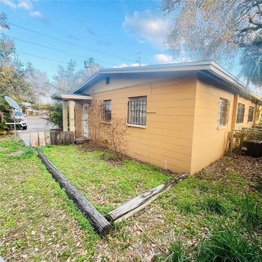 Don’t miss this income-producing block duplex located in a prime Tampa location. This property is a true cash-flow investment with strong rental potential and future development upside.

One unit is currently rented for $1,400 per month, while the second unit is vacant and ready to be rented at current market rates, offering immediate upside for investors.

Situated on a large 0.24-acre lot, this property also offers value-add potential, with the possibility to build an additional duplex in the future (buyer to verify with county).

Each unit features separate water and electric meters, and tenants are responsible for their own lawn maintenance, helping keep operating expenses low.
Must be purchased with duplex next door making a prime quadruplex investment