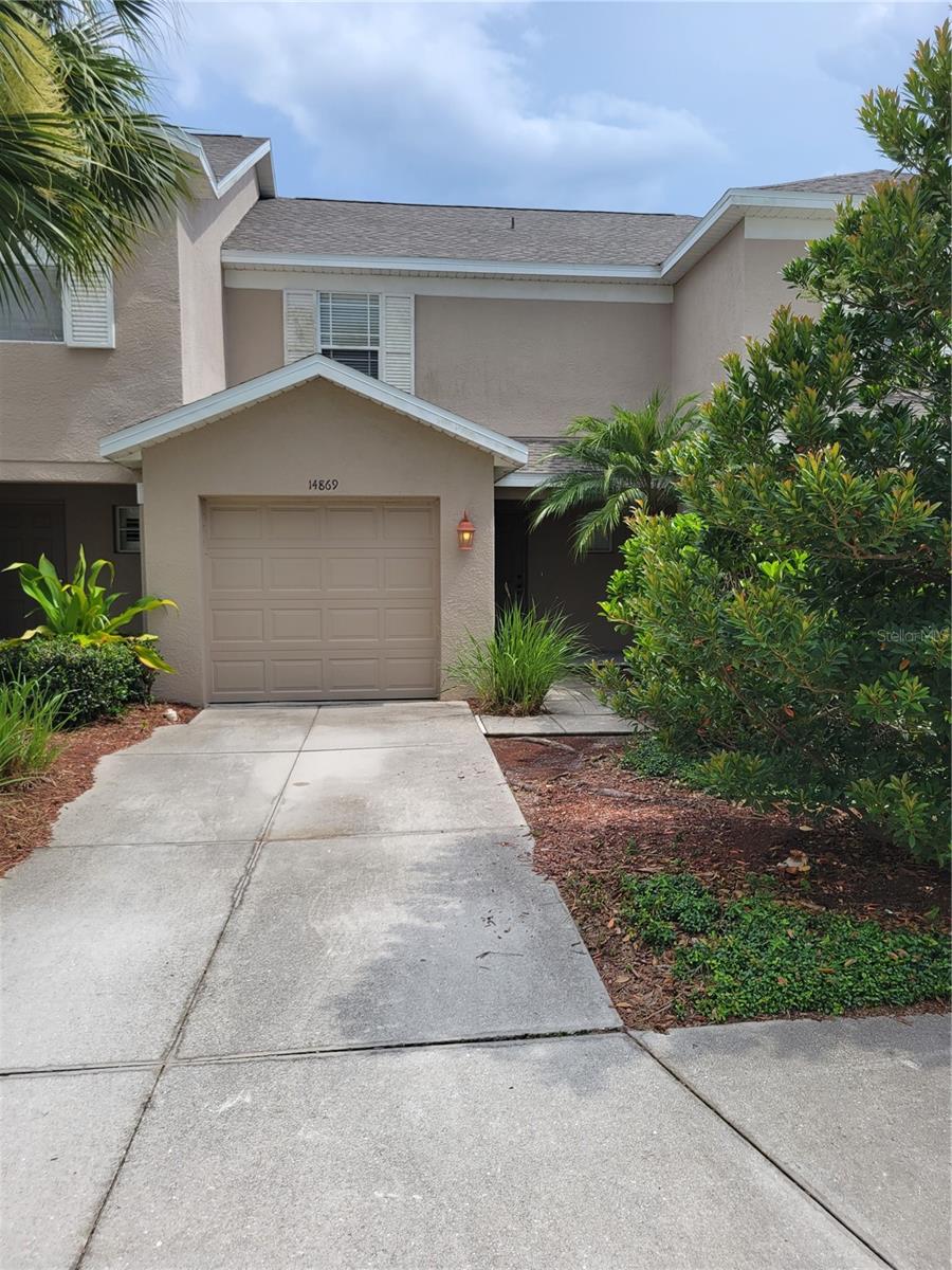 Nice townhouse in great neighborhood. Two bedrooms with two full bathrooms on the second floor and another half bath on the first floor. This cozy home has a screened lanai and an attached one car garage. Just walking distance to the community pool. Sorry no pets.