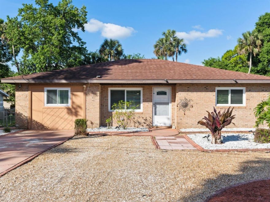 Enjoy this newly remodeled 3 bedroom, 2 bath slice of Florida paradise located on a quiet street with NO HOA. Updates include: porcelain tile flooring throughout, new interior paint, updated bathrooms and kitchen with solid surface countertops. Other features include: hurricane impact windows, primary bedroom en suite, full RV hook-up, and an above ground pool and hot tub nestled in a fully fenced in backyard with plenty of decking and shade. The house is within walking distance to Sugar Mill Gardens, within biking distance to the riverfront and restaurants, and a quick drive to the beach, and plenty of shopping. Location, location, location! Don't miss this home - it has something to offer for everyone from retirees to new families - excellent for entertaining and wonderful schools -

look no further! ;Water: City