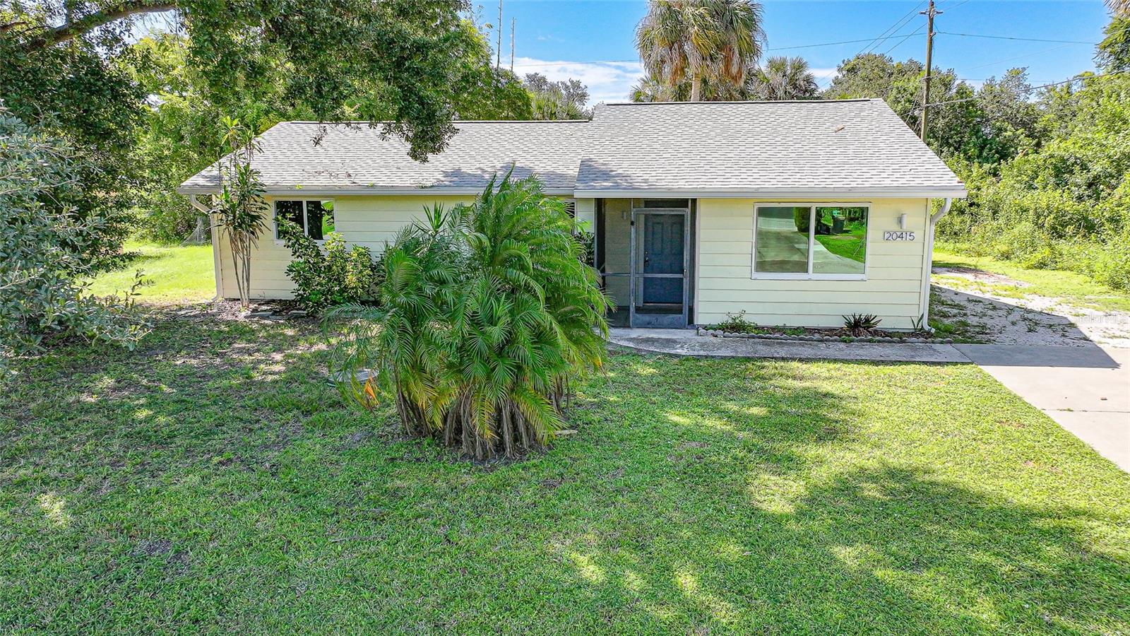 Why Rent when you can buy for less! Beautiful, well-maintained 3 bedroom home located in a quiet neighborhood. Checks every box on your search for a slice of paradise. When you drive up to this property there is ample parking for multiple cars or toys. The gorgeous kitchen offers all new wood cabinets and stainless steel appliances. Tile flooring throughout the home. Off the kitchen is a covered lanai that opens up to the large backyard and a shed. This property offers move-in ready affordable comfort. Don’t miss out! NEW ROOF June 2023. New Impact Windows. New air conditioner and ductwork. Conveniently located near I-75, shopping, restaurants, hospitals, and a short drive to Gulf Beaches. “Virtual Tour 1” to view the 3-D Tour and Floor Plan.