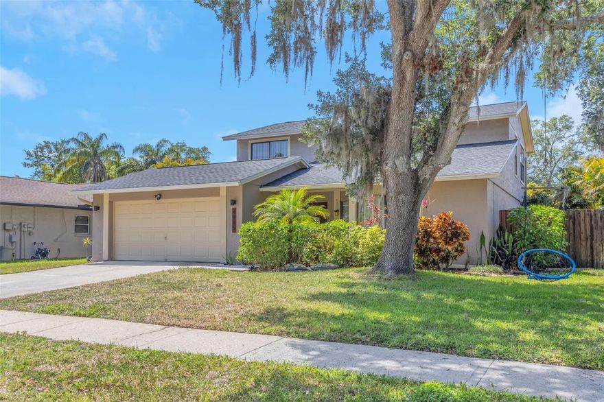 Welcome to this stunning contemporary two-story home, perfectly situated in one of the most sought after neighborhood in Tampa! 
Nestled in a peaceful and well-established neighborhood, enjoy the benefits of a LOW HOA, adding to the home’s affordability and long-term value. This charming 2 story home offers the ideal blend of comfort, convenience, and privacy. Featuring a NO FLOOD zone. This residence is a true well maintained gem, providing security and stability for years to come.

Step inside to find a bright, inviting layout designed for everyday living and effortless entertaining.Designed both for comfort and style, this property features a private screened in pool equipped with a solar panel heating system, allowing you to enjoy year round relaxation. The modern layout offers spacious ground floor living areas filled with natural light, sleek finishes, the laundry room, and an effortless indoor/outdoor flow. First floor features all the common areas, including laundry room, half bath, and 2 car garage, the second floor features all bedrooms and 2 additional full bathrooms. Appreciate the peace of mind that comes with a newer roof from 2023.

Whether you’re a first-time buyer, a growing household, someone looking to enjoy a calm and connected lifestyle, or an investment—this home is ready to welcome you. Make this your perfect Florida retreat!