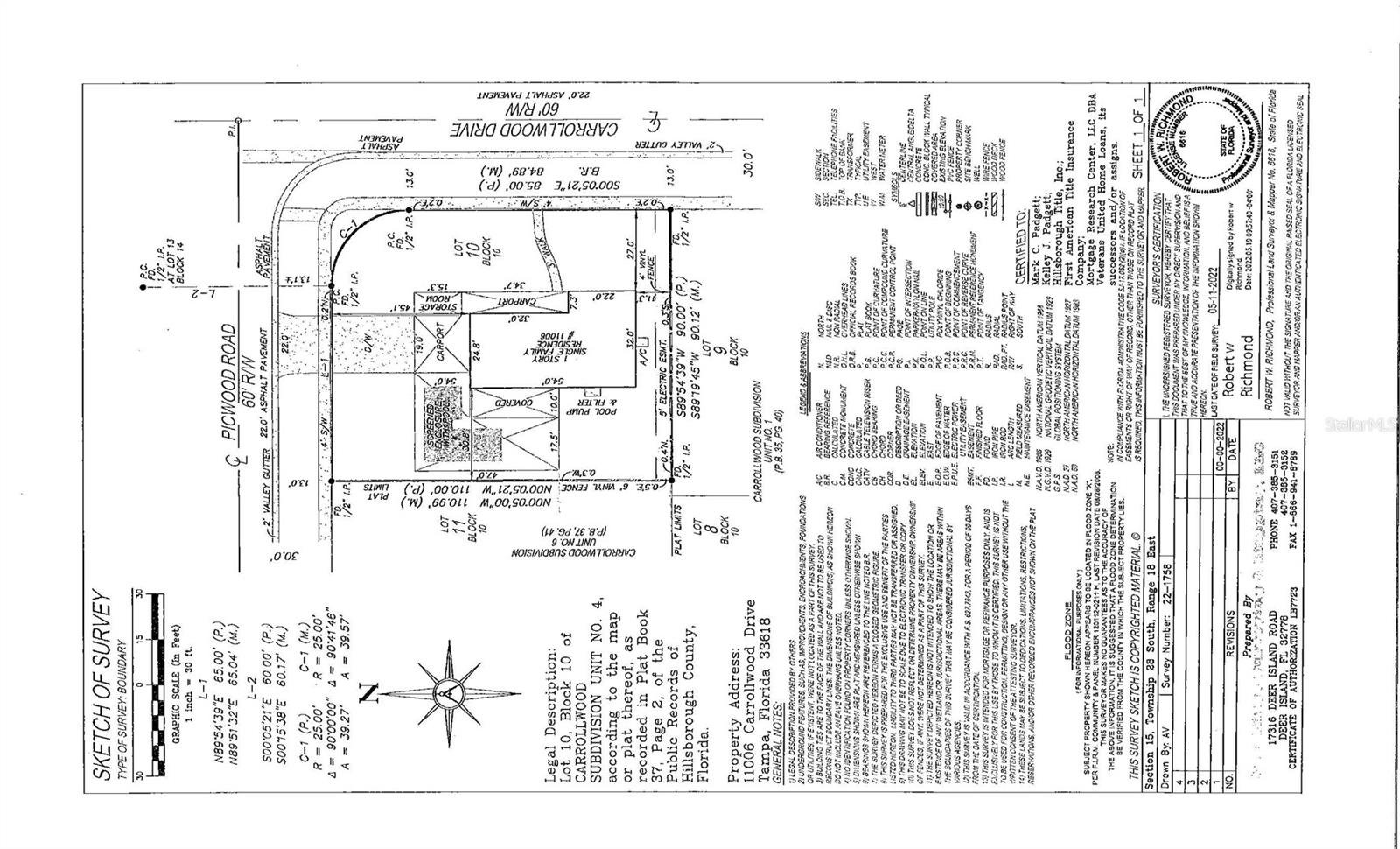 CARROLLWOOD SUB UNIT 4 - Residential