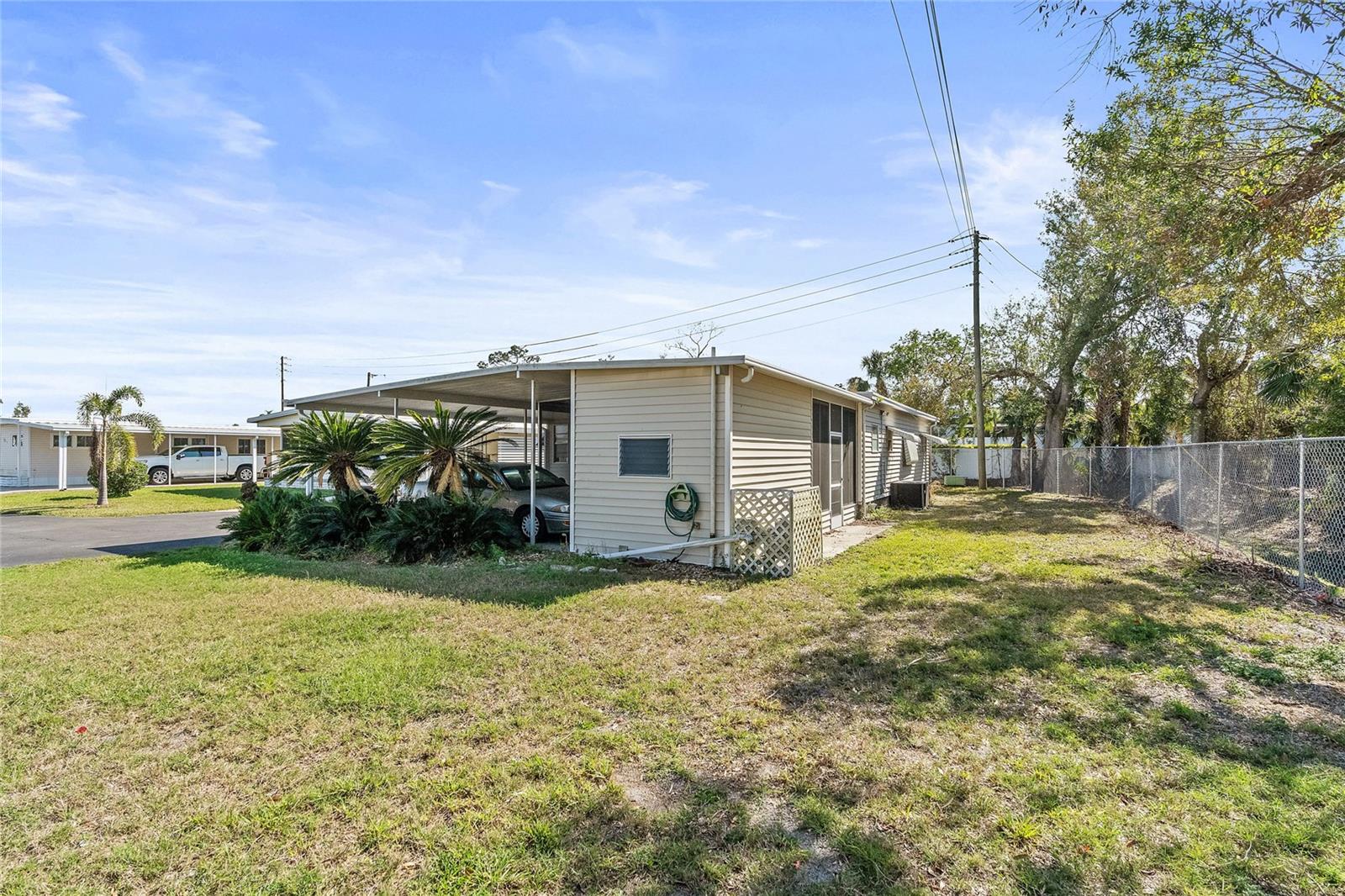 ALMOST $20,000 PRICE REDUCTION! Ready to live your dream in a vibrant55+ community? Look no further! This spacious 2-bedroom, 2-bathroom home is nestled at the end of a serene cul-de-sac, offering a peaceful retreat with all the amenities you need. Enjoy a split bedroom plan, open layout, and additional living space perfect for hobbies or entertaining. And the best part? This home comes furnished, so you can move right in and start living your best life! As a homeowner in the thriving community of Chateau Village, you'll enjoy access to a suite of amenities, including a heated pool, shuffleboard court, and social events that bring everyone together. Plus, with a reasonable HOA fee of $220 monthly, you'll have everything you need to live a comfortable and convenient lifestyle. Located just a short drive from shopping hubs, local cuisine, and medical facilities, this home is perfectly positioned for those who want to be close to everything. And with world-famous beaches and renowned parks and recreation areas just a stone's throw away, you'll never be short on things to do. Whether you're looking for a full-time haven or a part-time retreat, this home has it all. So why wait? Contact your favorite Realtor today to arrange a viewing and make this dream home yours!